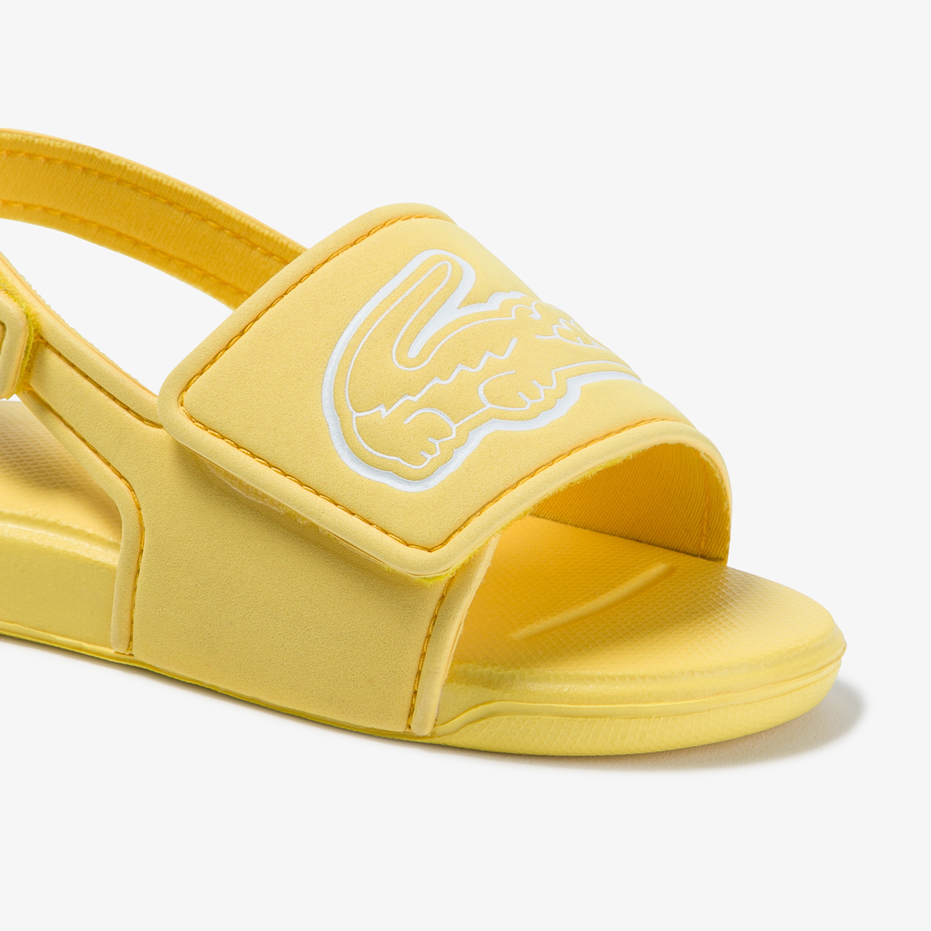 Lacoste L.30 Strap 1201 Cui Çocuk Sarı - Beyaz Sandalet
