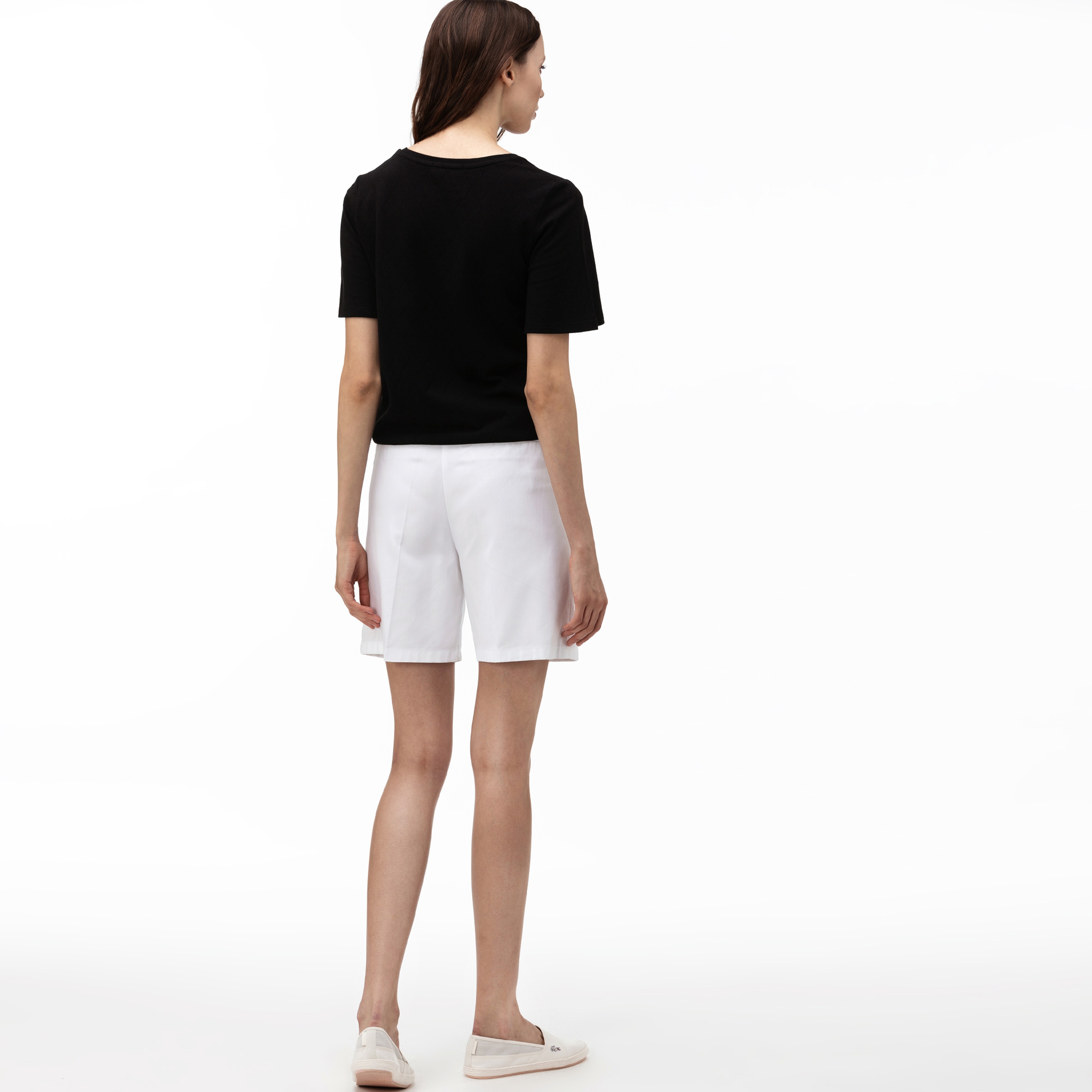 Lacoste Kadın Beyaz Şort