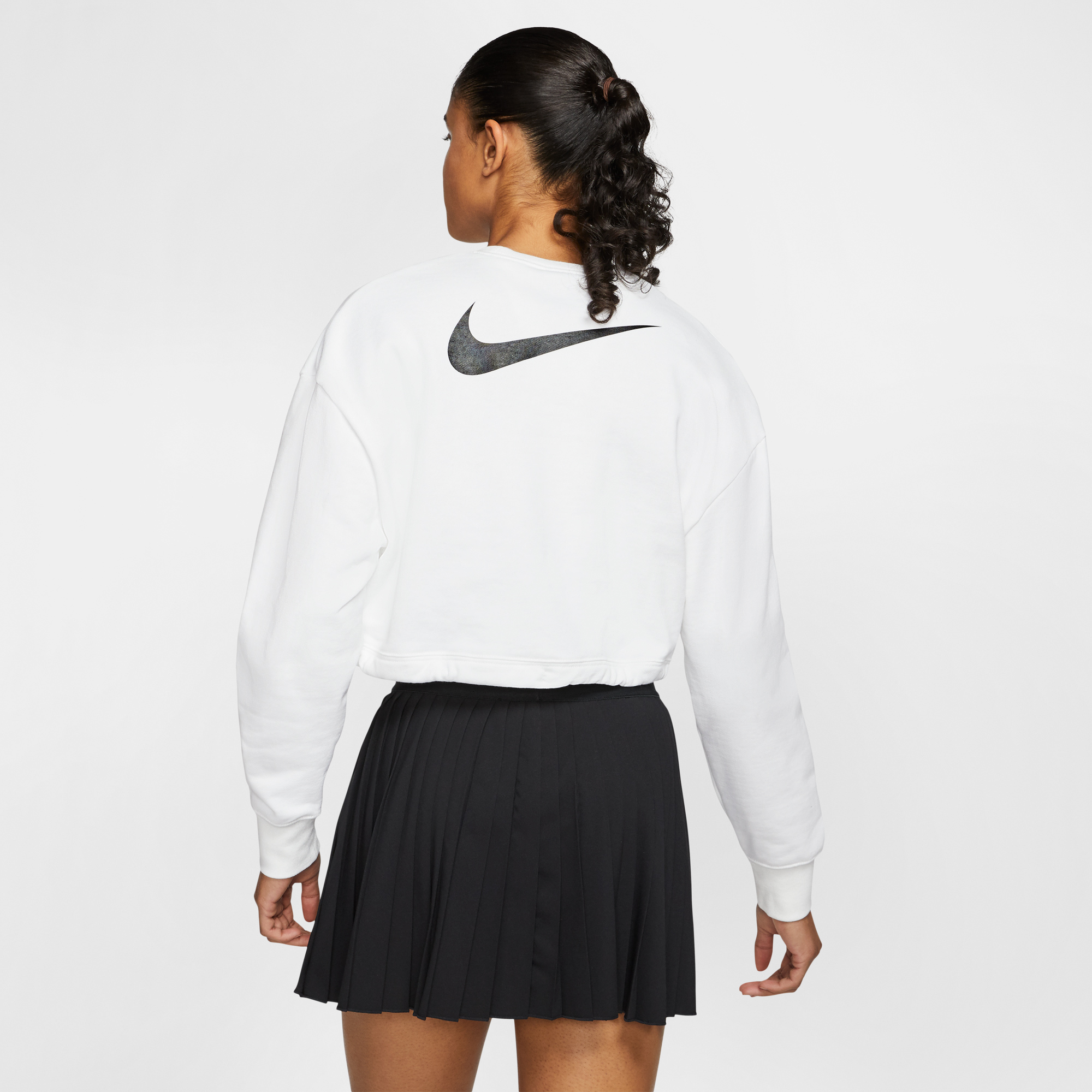 Nike Sportswear Swoosh Crew Kadın Beyaz Sweatshirt