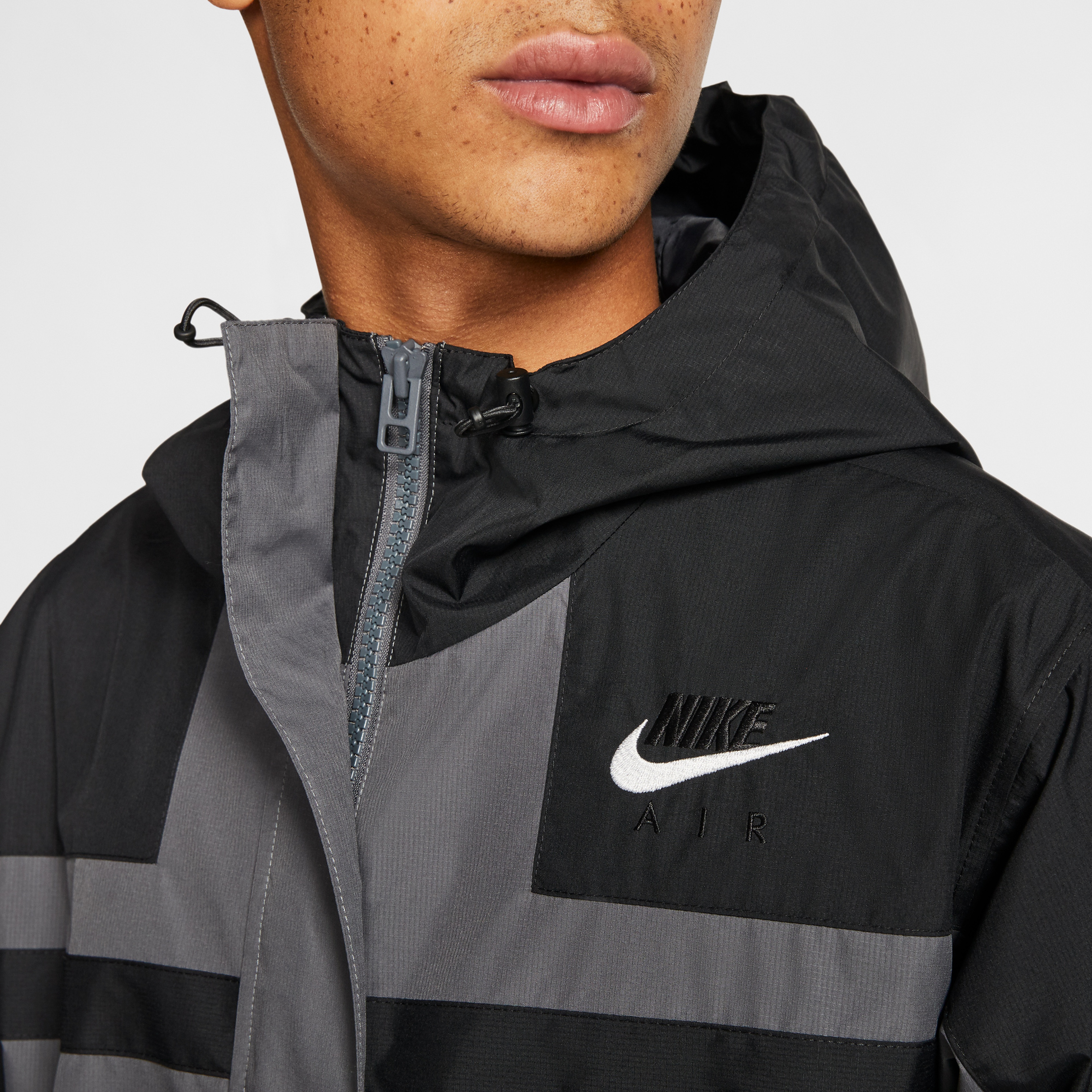 Nike Sportswear Air Erkek Siyah-Gri CeketMCJ4834| Occasion
