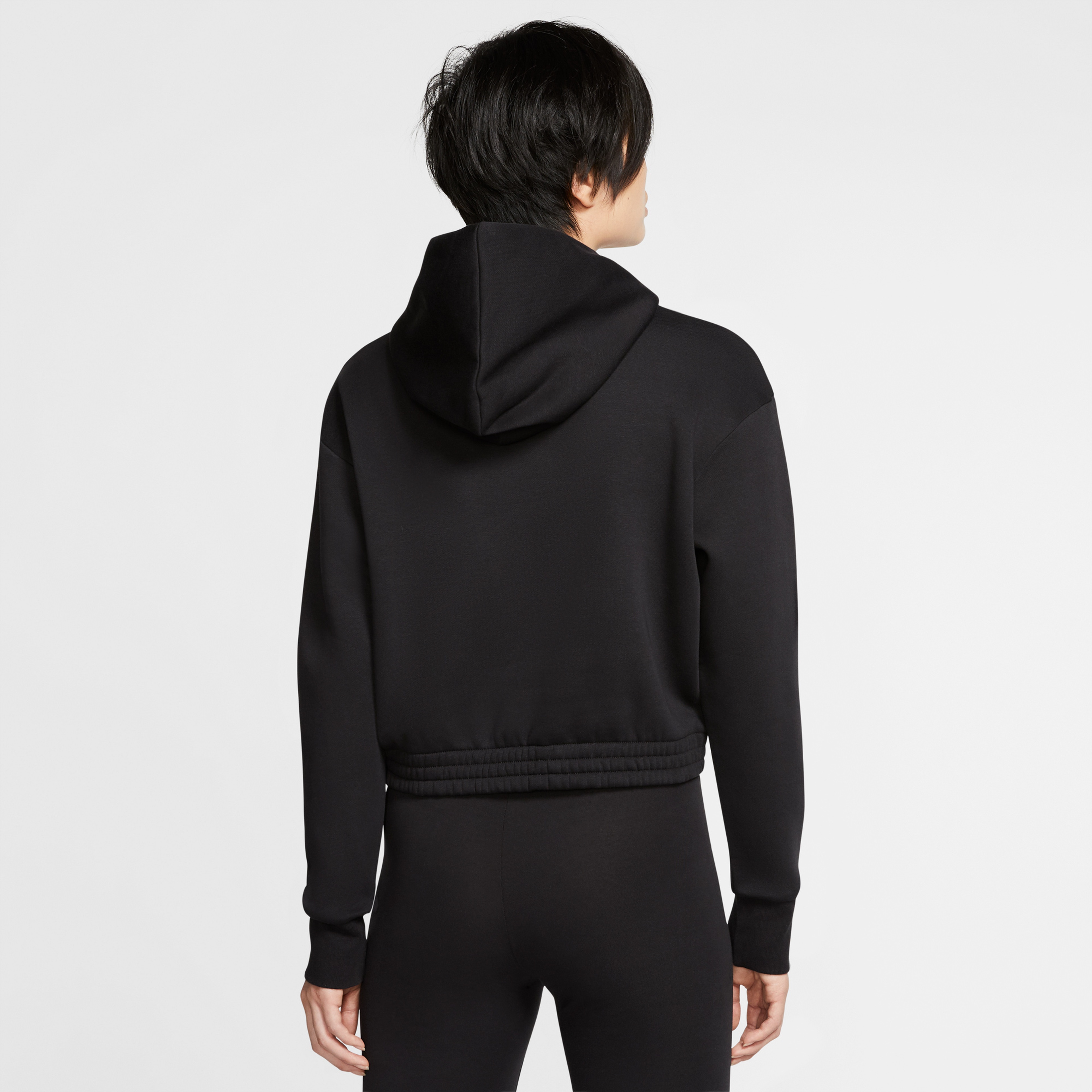 Nike Sportswear Fleece Kadın Siyah Kapüşonlu Sweatshirt