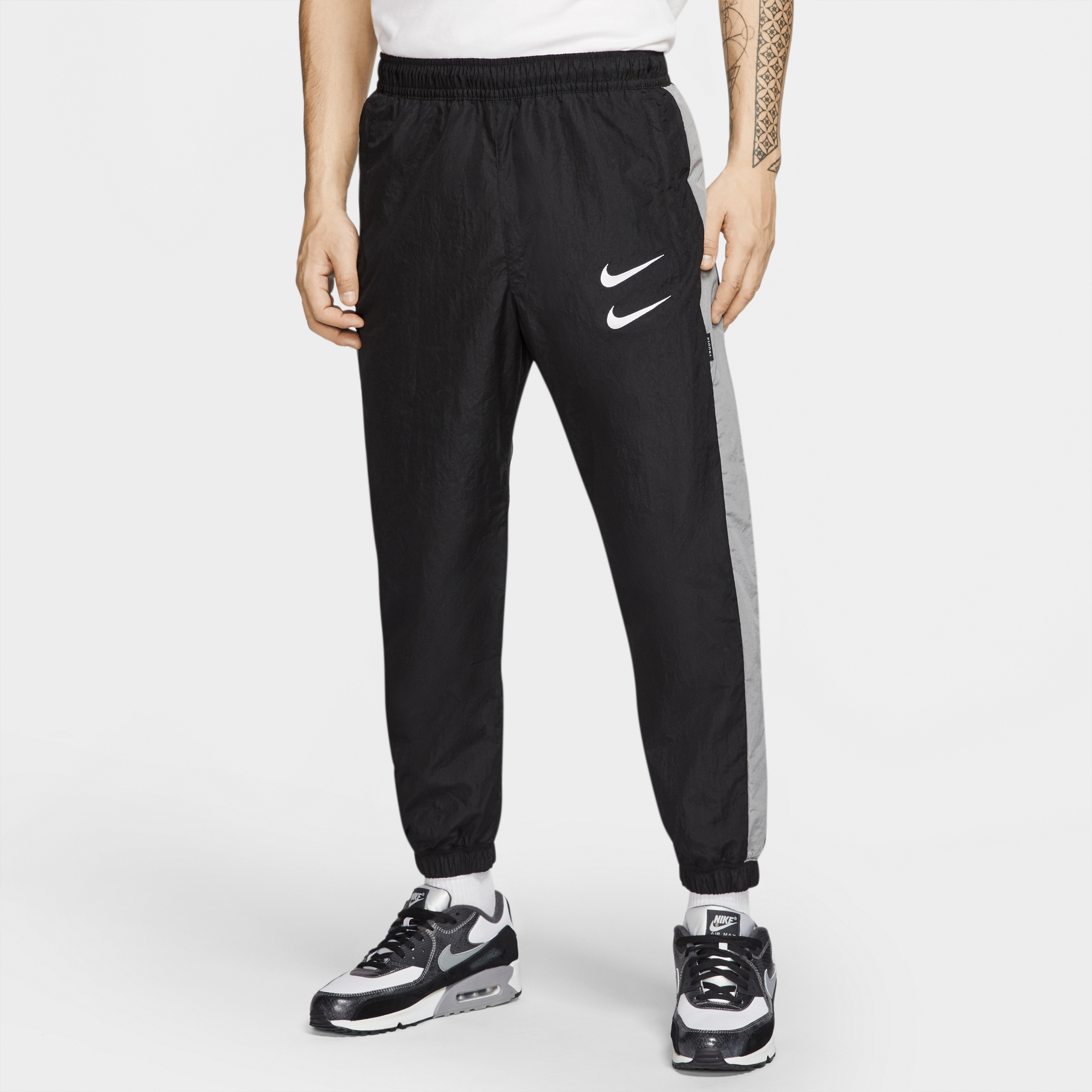 Nike Sportswear Swoosh Erkek Siyah Eşofman Altı