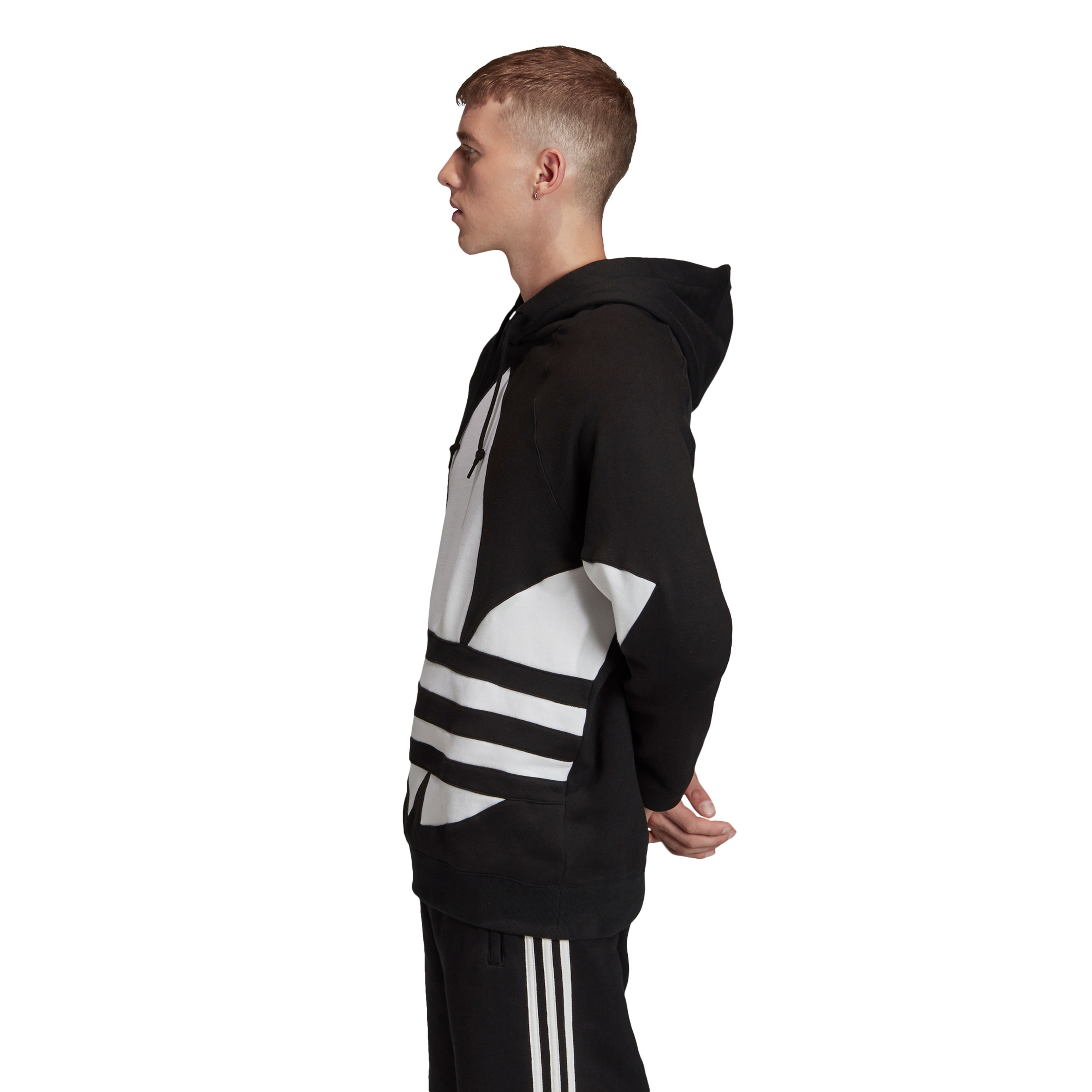adidas BG Trefoil Erkek Siyah Sweatshirt