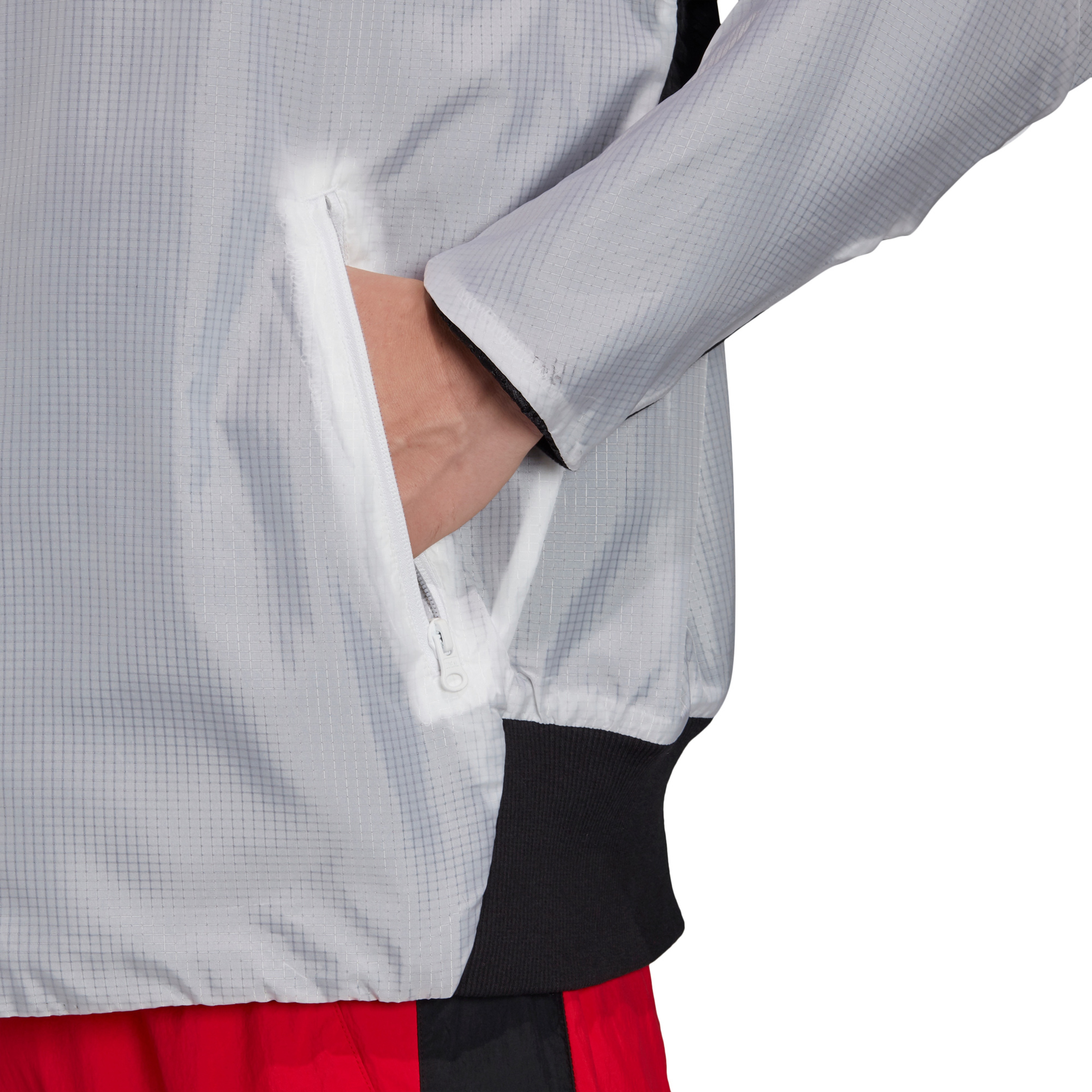 adidas VRCT Oversize Erkek Beyaz Çift Taraflı Ceket