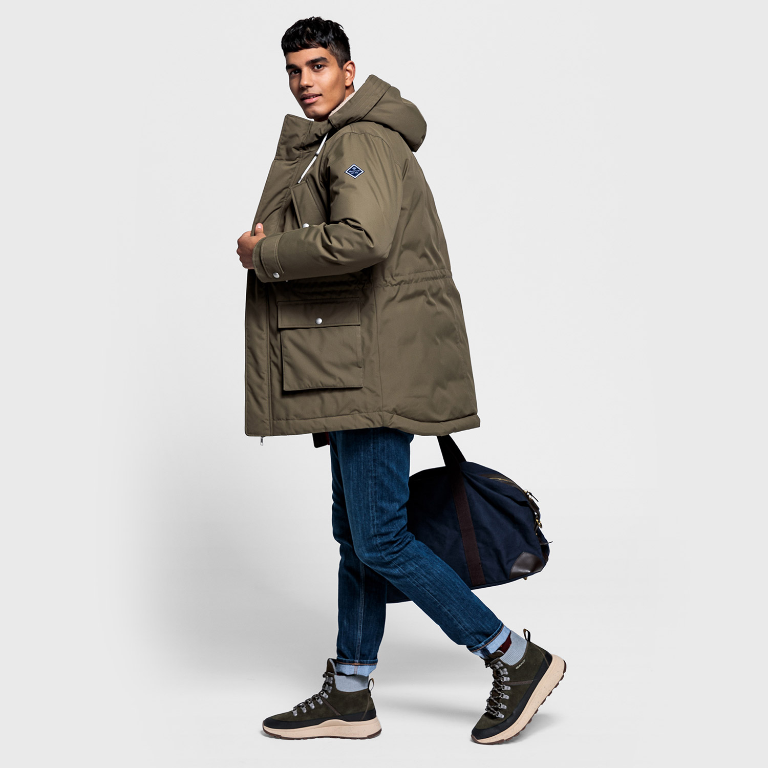 GANT Erkek Yeşil Mont