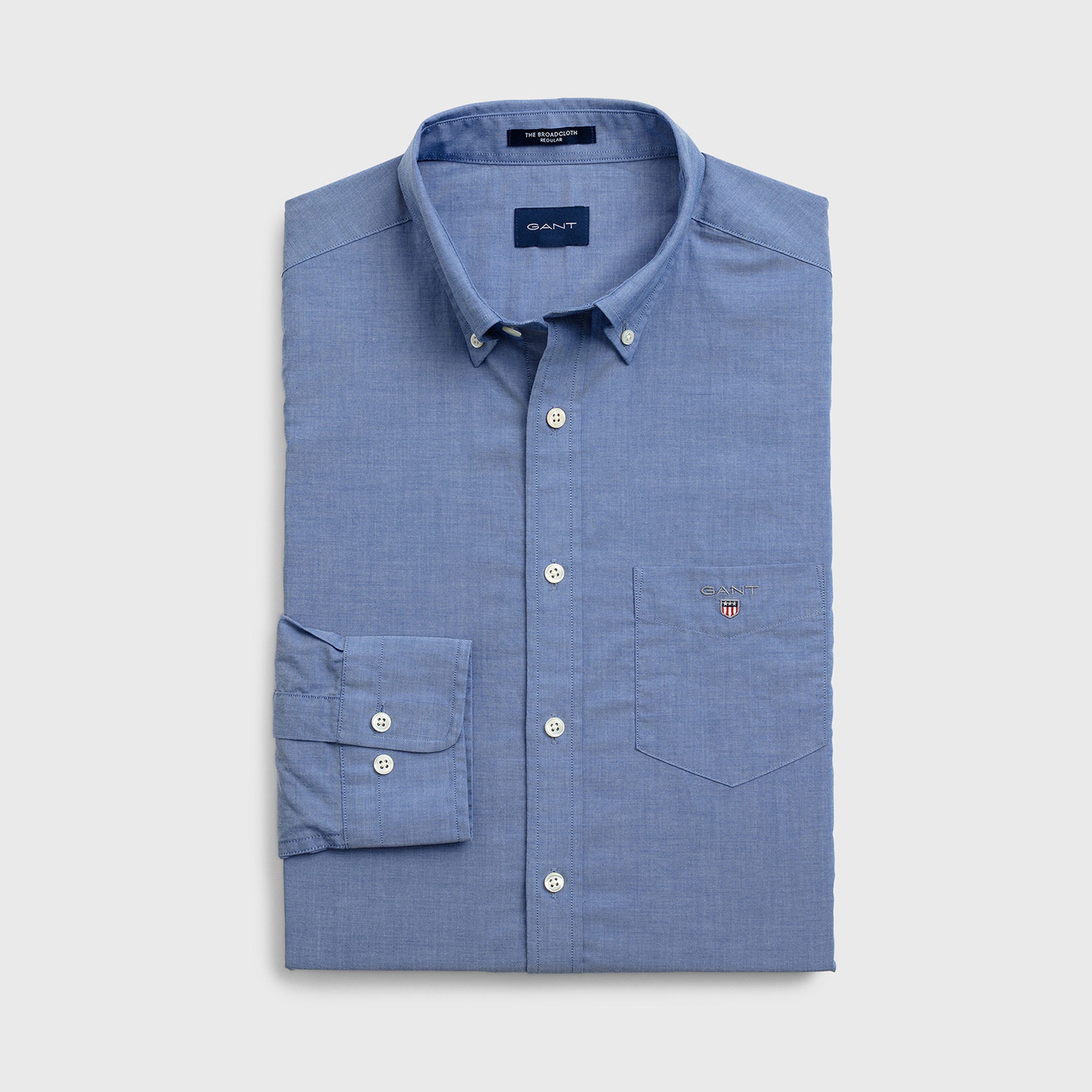 GANT Erkek Mavi Regular Fit Gömlek