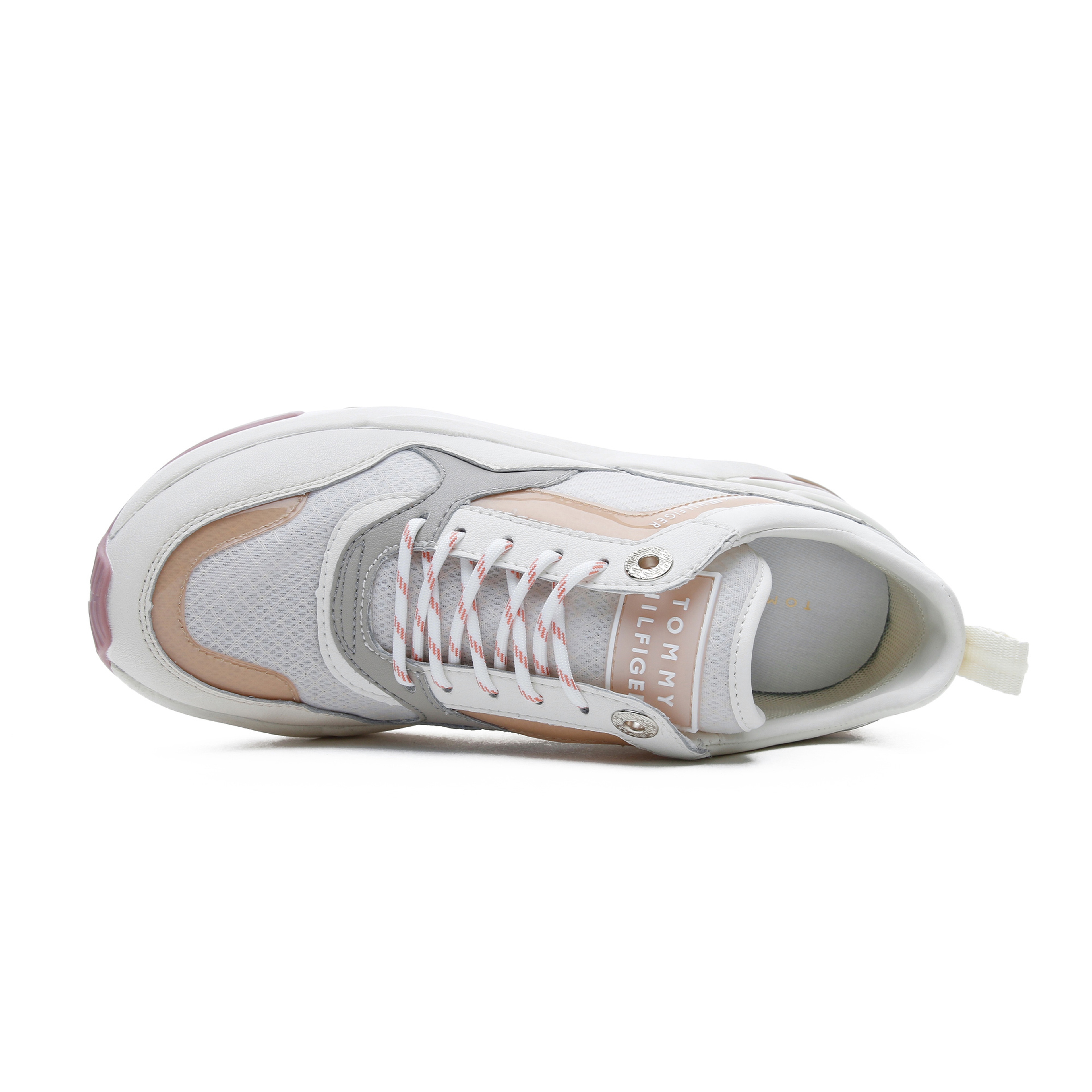 Tommy Hilfiger Internal Wedge Kadın Krem Spor Ayakkabı