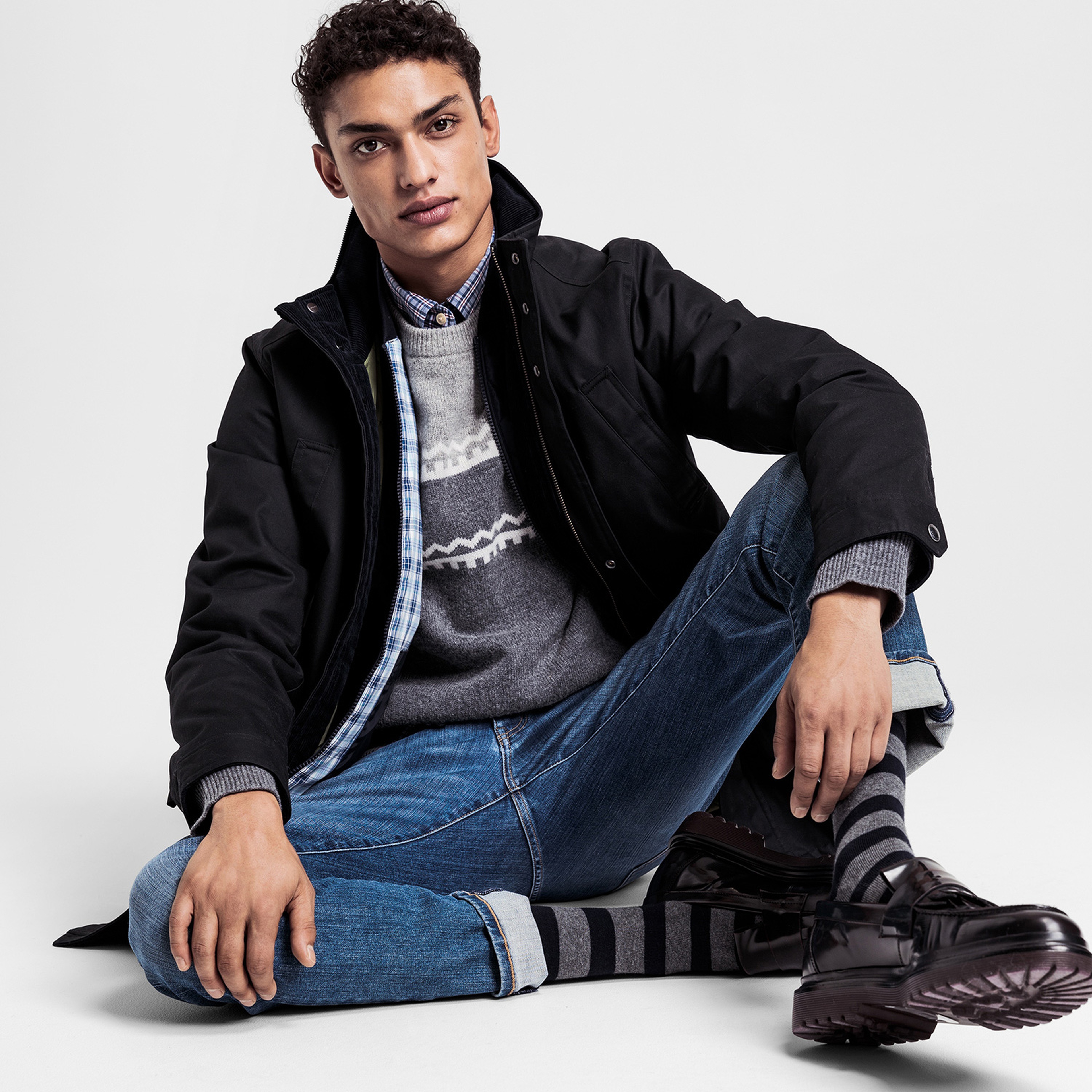 GANT Erkek Siyah Mont