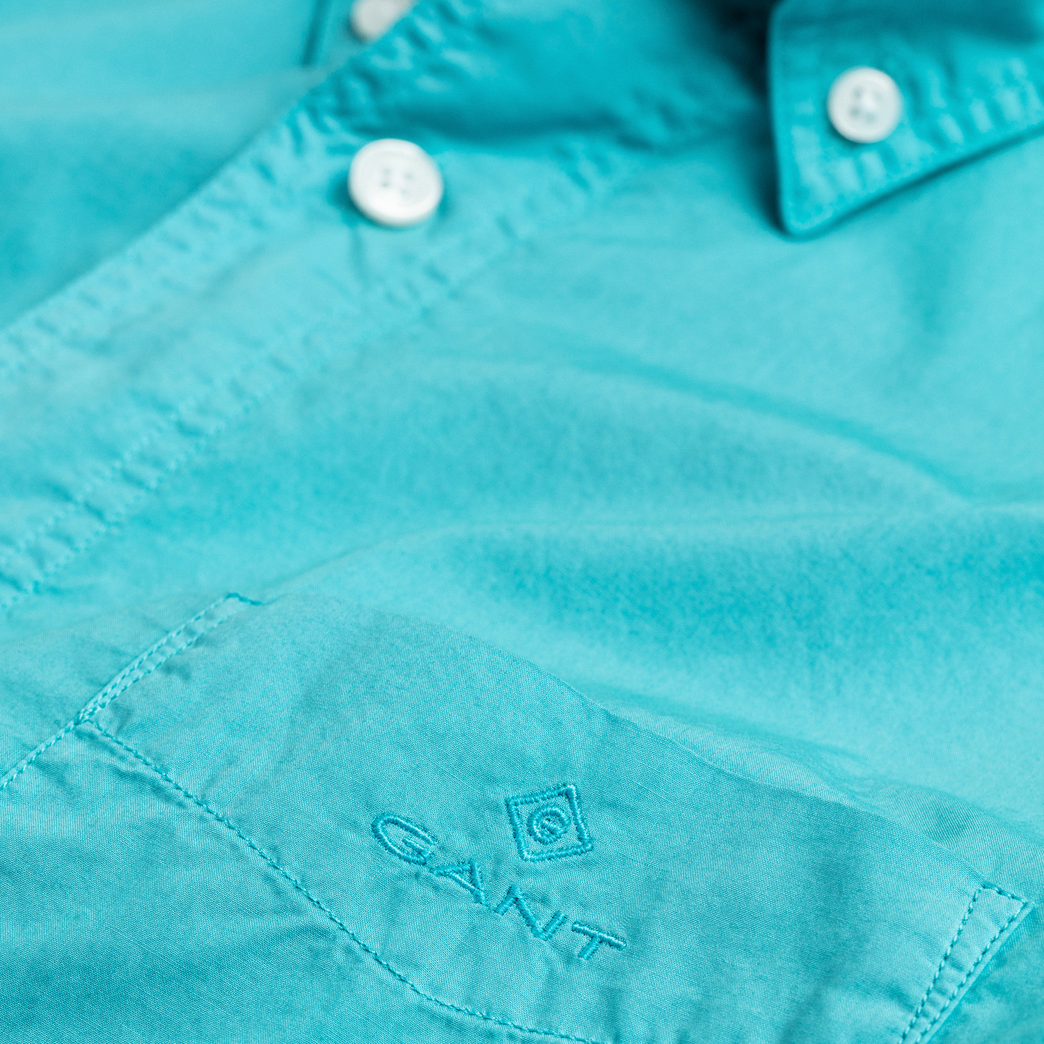 GANT Erkek Mavi Gömlek