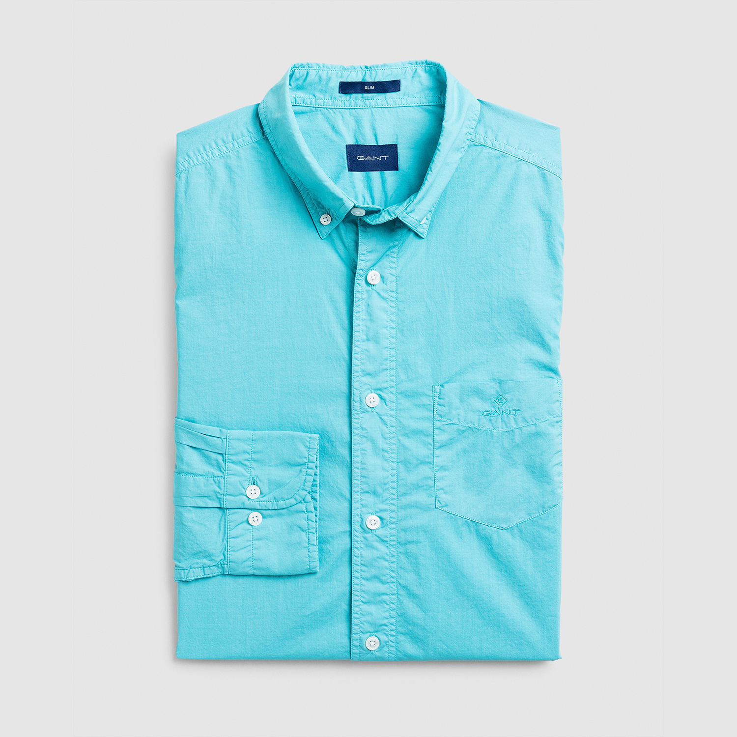 GANT Erkek Mavi Gömlek