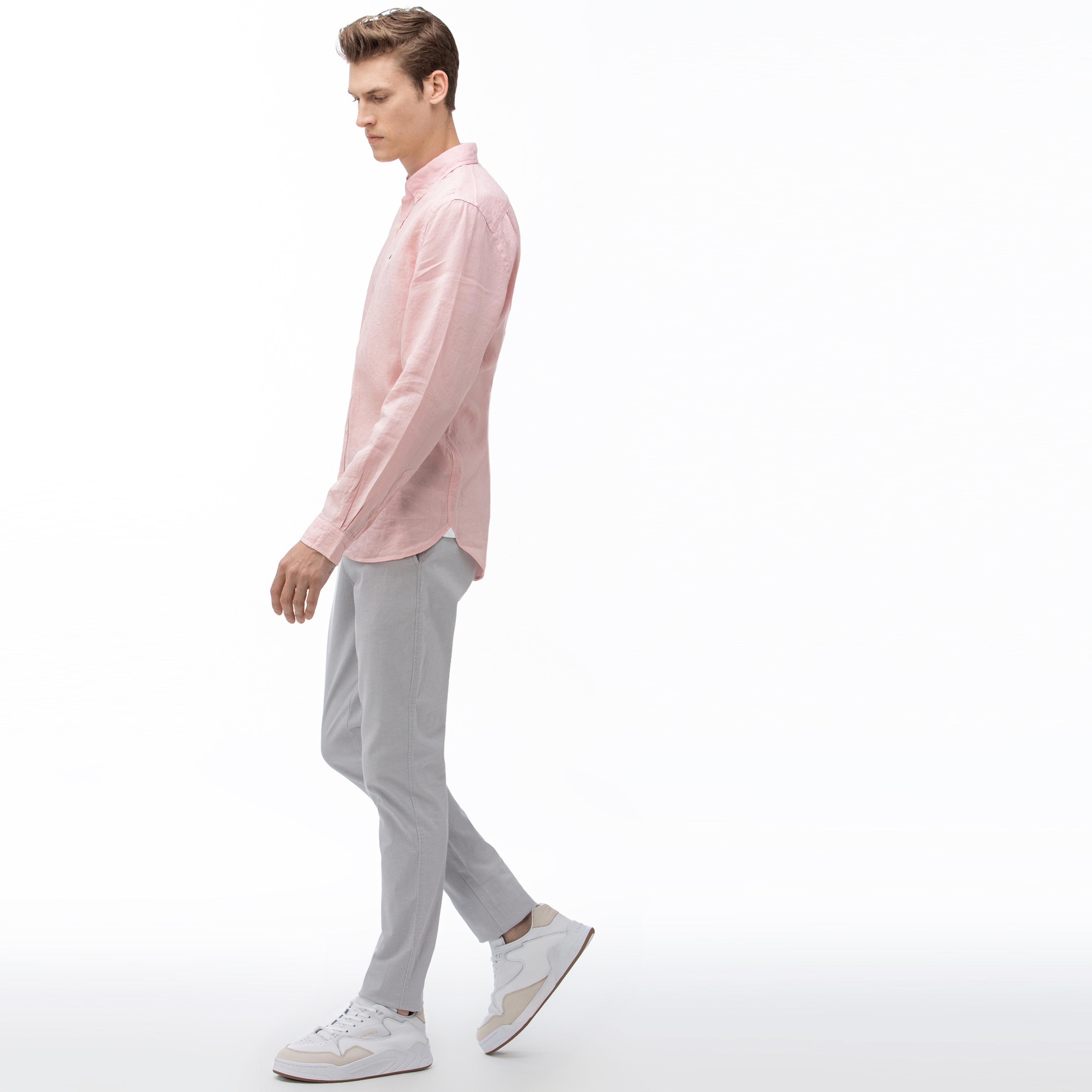 Lacoste Erkek Slim Fit Gri Pantolon