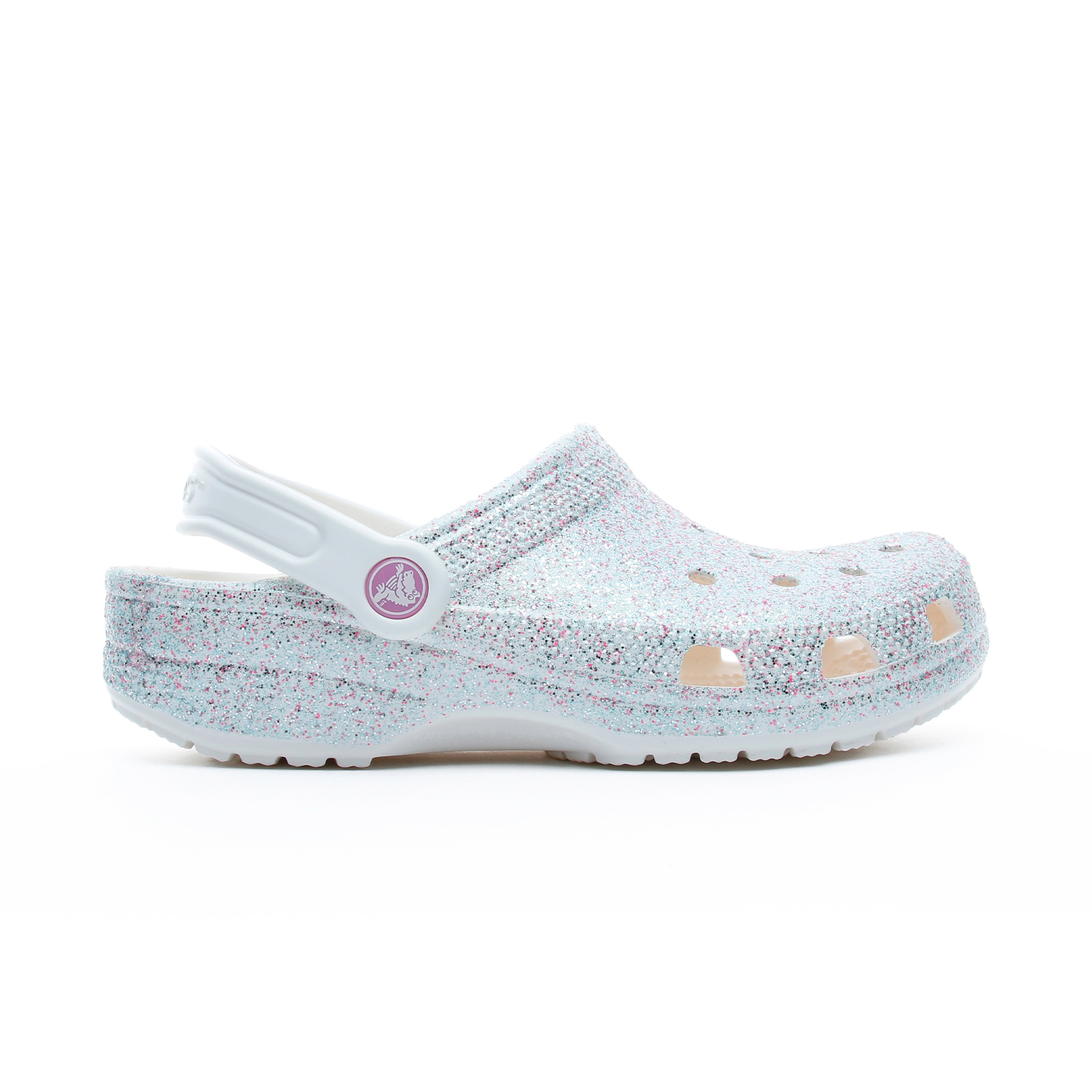 Crocs Classic Glitter Clog K Çocuk Gri Terlik