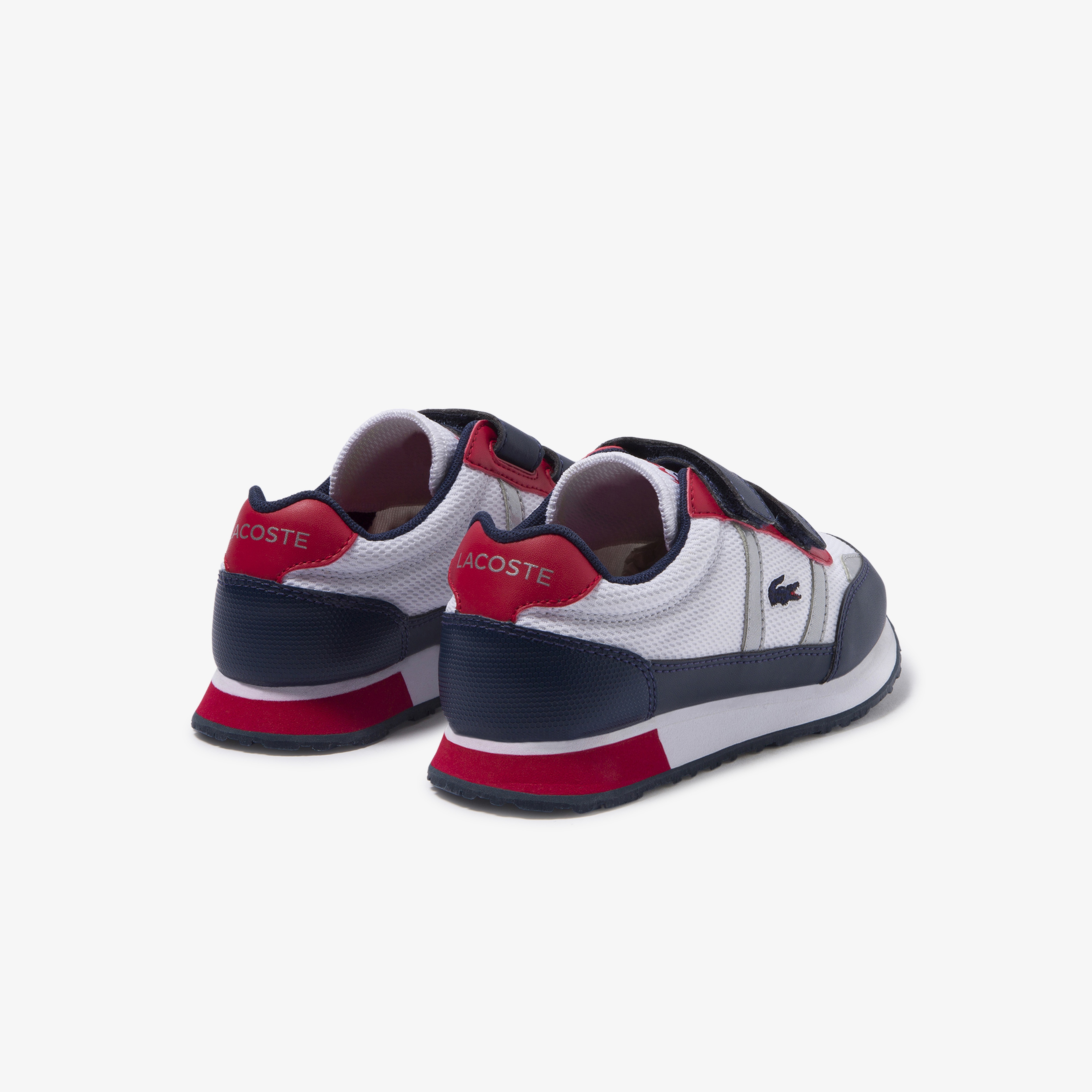 Lacoste Partner 120 1 Suc Çocuk Beyaz - Lacivert - Kırmızı Sneaker