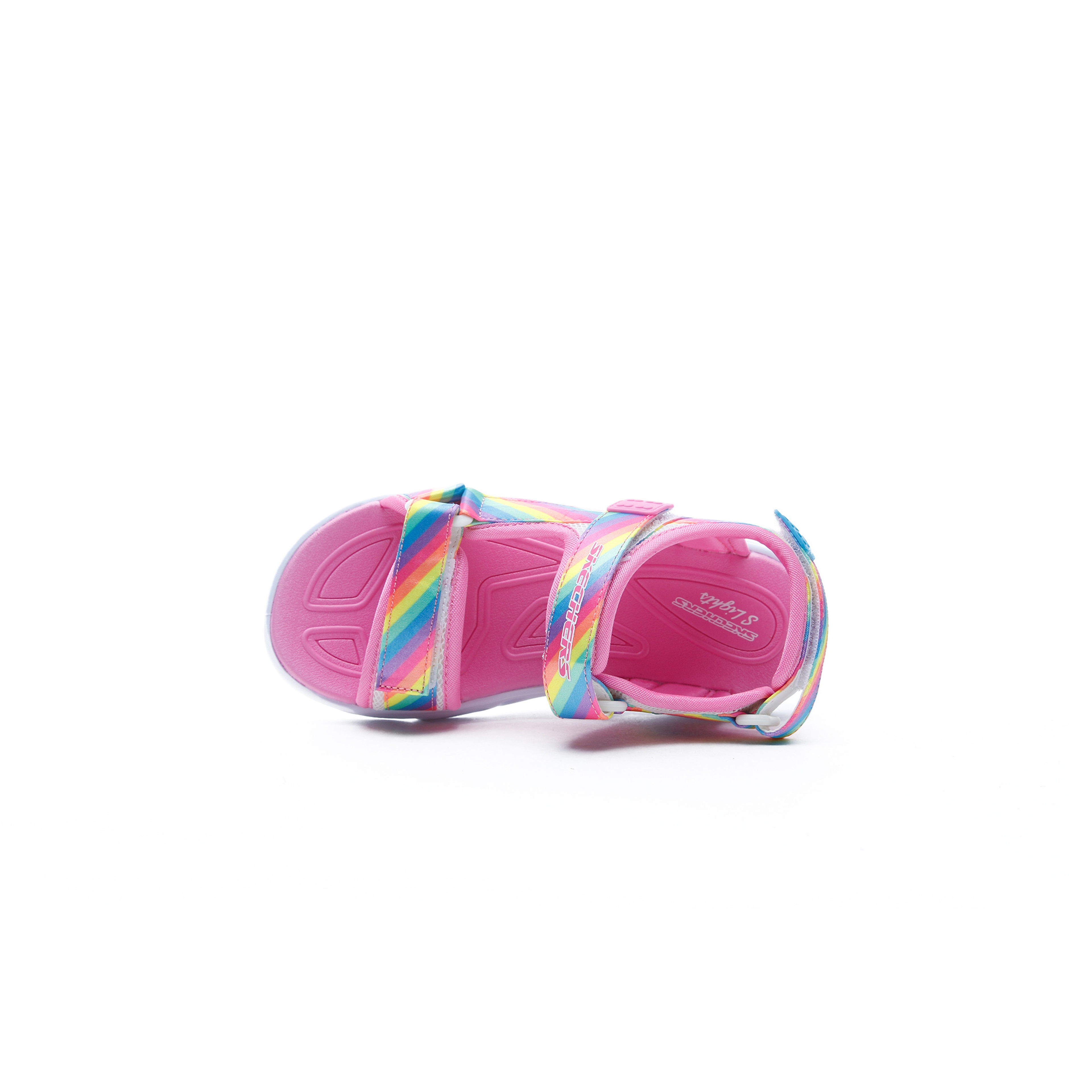 Skechers Hypno Splash - Rainbow Lights Çocuk Işıklı Pembe Sandalet
