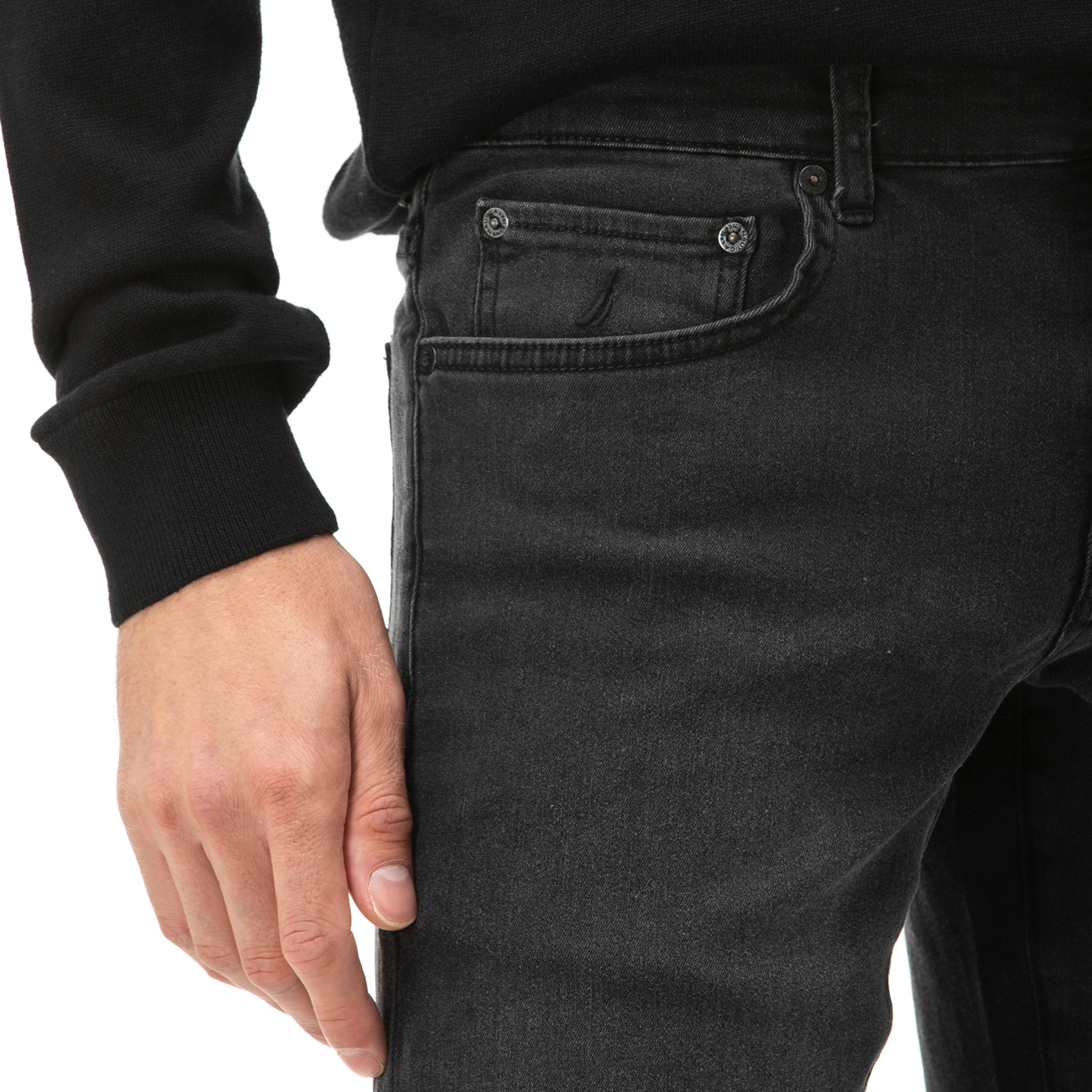 NAUTICA ERKEK GRİ SLIM FIT DENIM PANTOLON