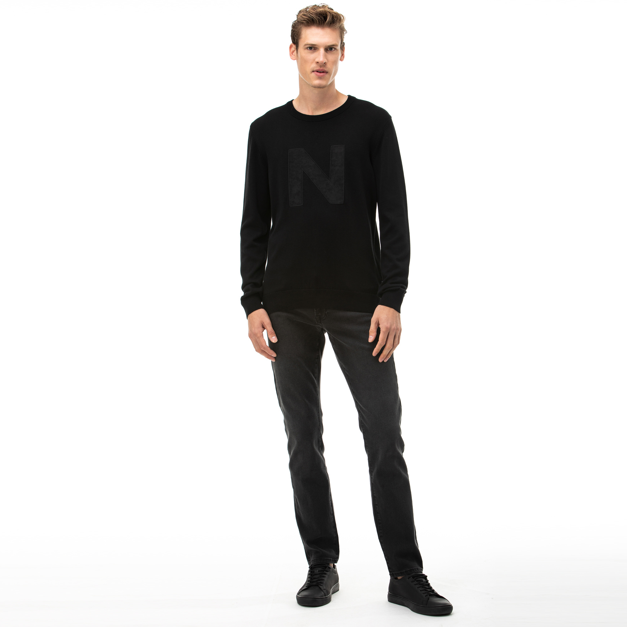 NAUTICA ERKEK GRİ SLIM FIT DENIM PANTOLON