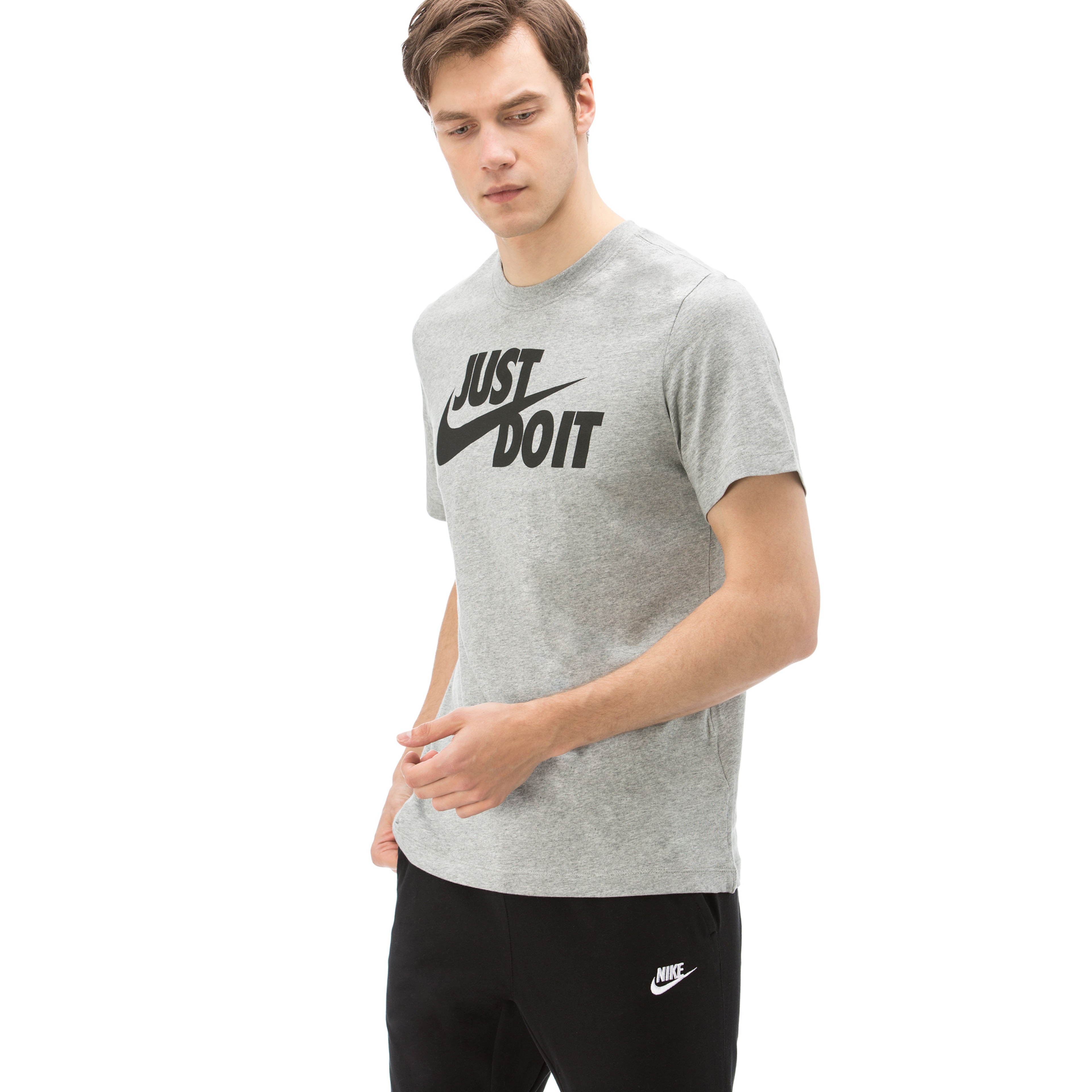 Nike Sportswear Jdı Erkek Gri T-Shirt