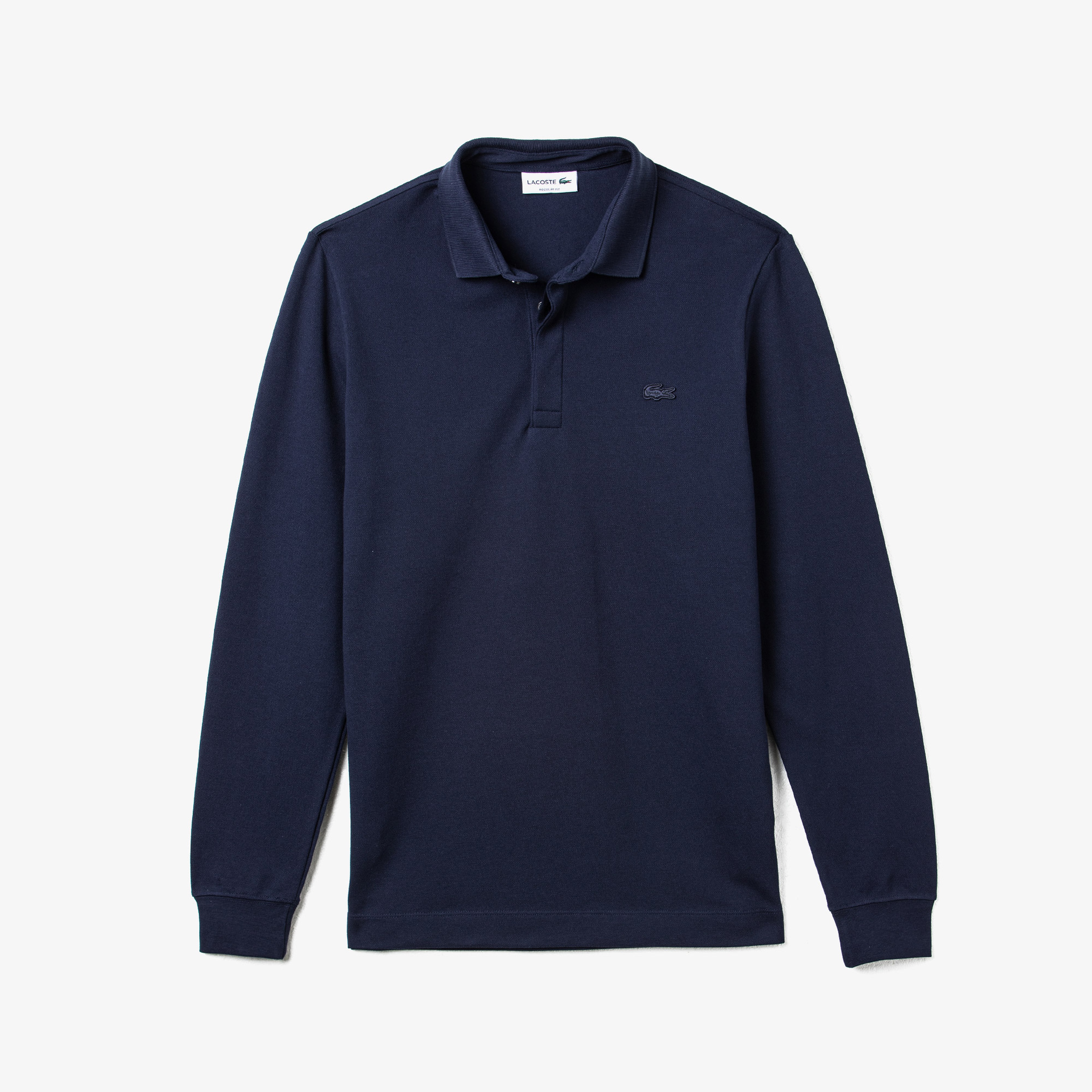 Erkek Regular Fit Uzun Kollu Lacivert Paris Polo