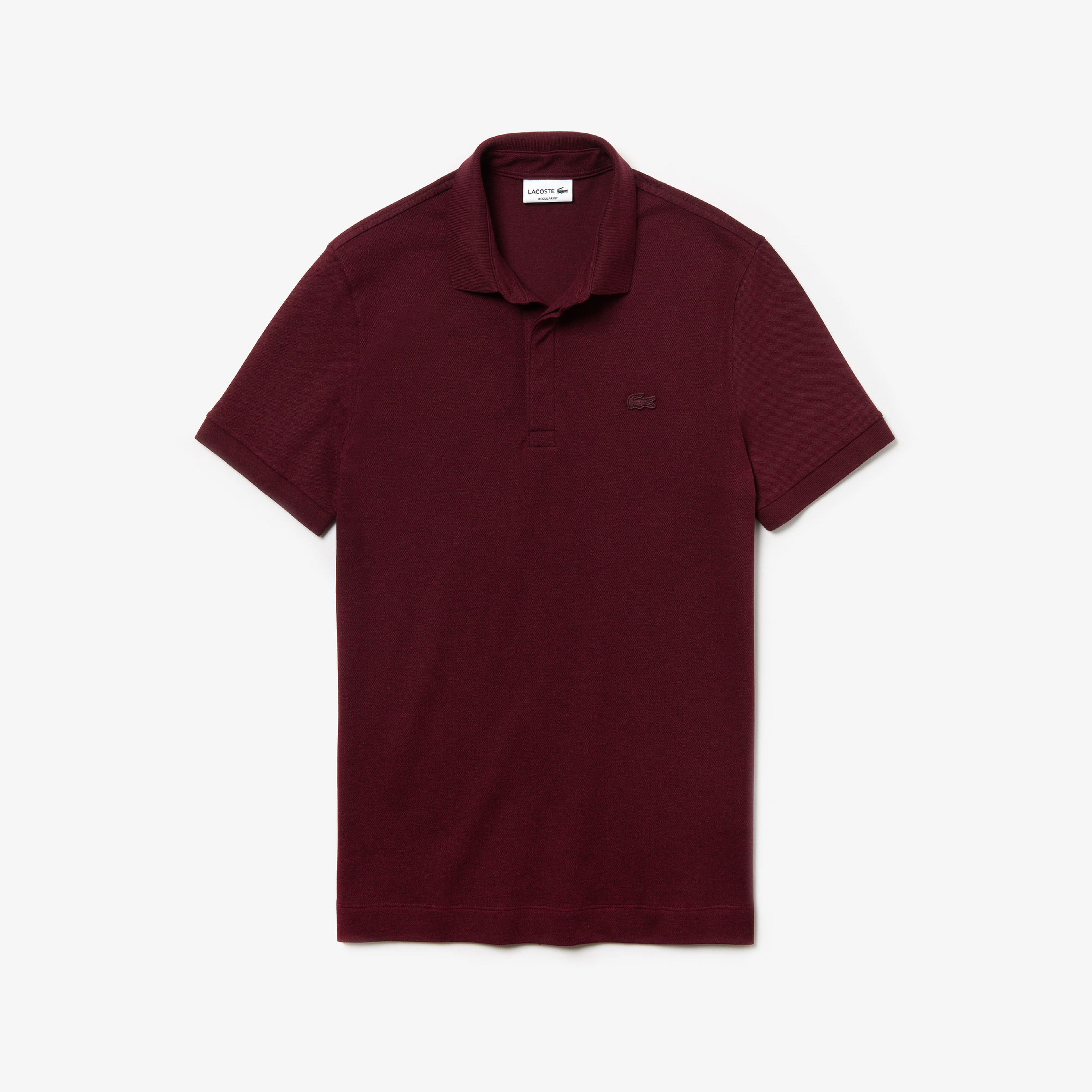 Lacoste Erkek Regular Fit Bordo Polo