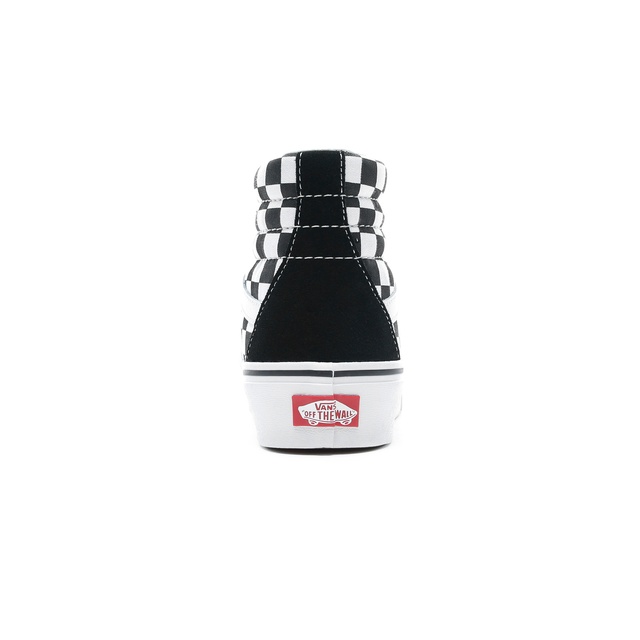 Vans Vans Checkerboard Sk8-HI Platform 2.0 Siyah - Beyaz Kadın Sneaker Occasion'da! Siyah - 3. görsel