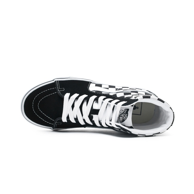 Vans Vans Checkerboard Sk8-HI Platform 2.0 Siyah - Beyaz Kadın Sneaker Occasion'da! Siyah - 5. görsel
