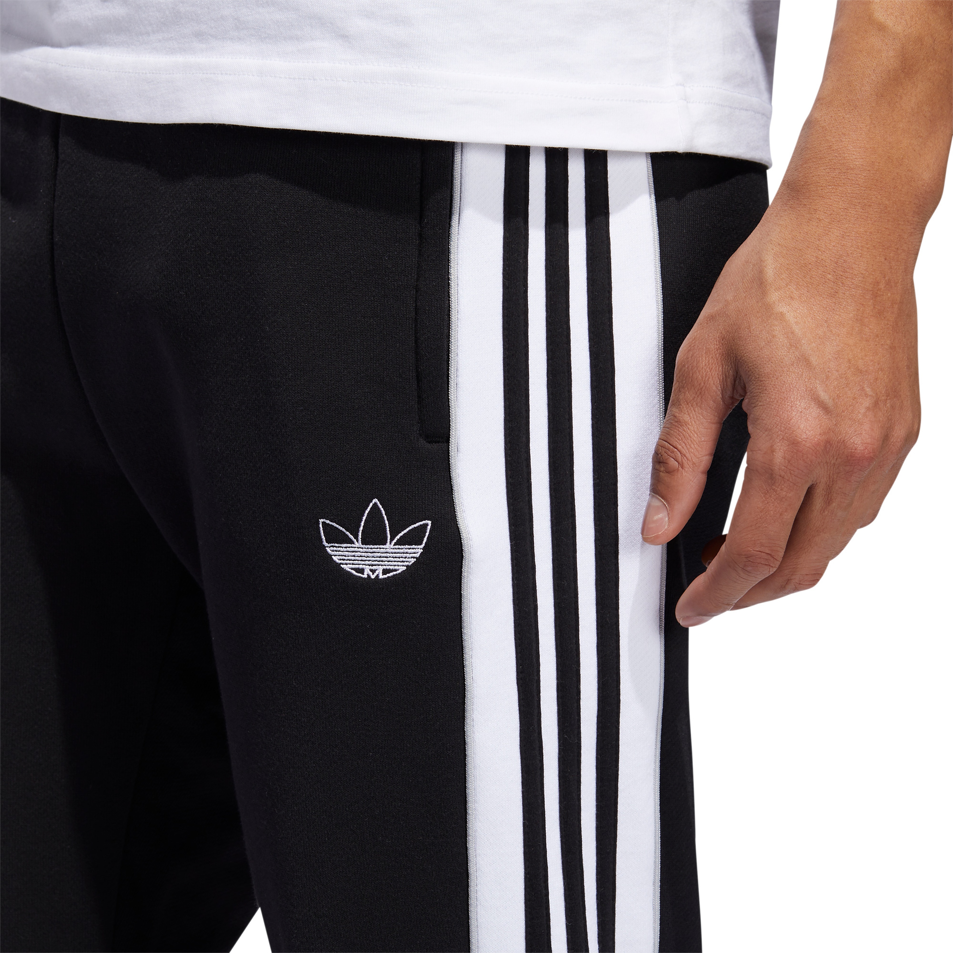 adidas 3 Stipe Panel Erkek Siyah Eşofman Altı