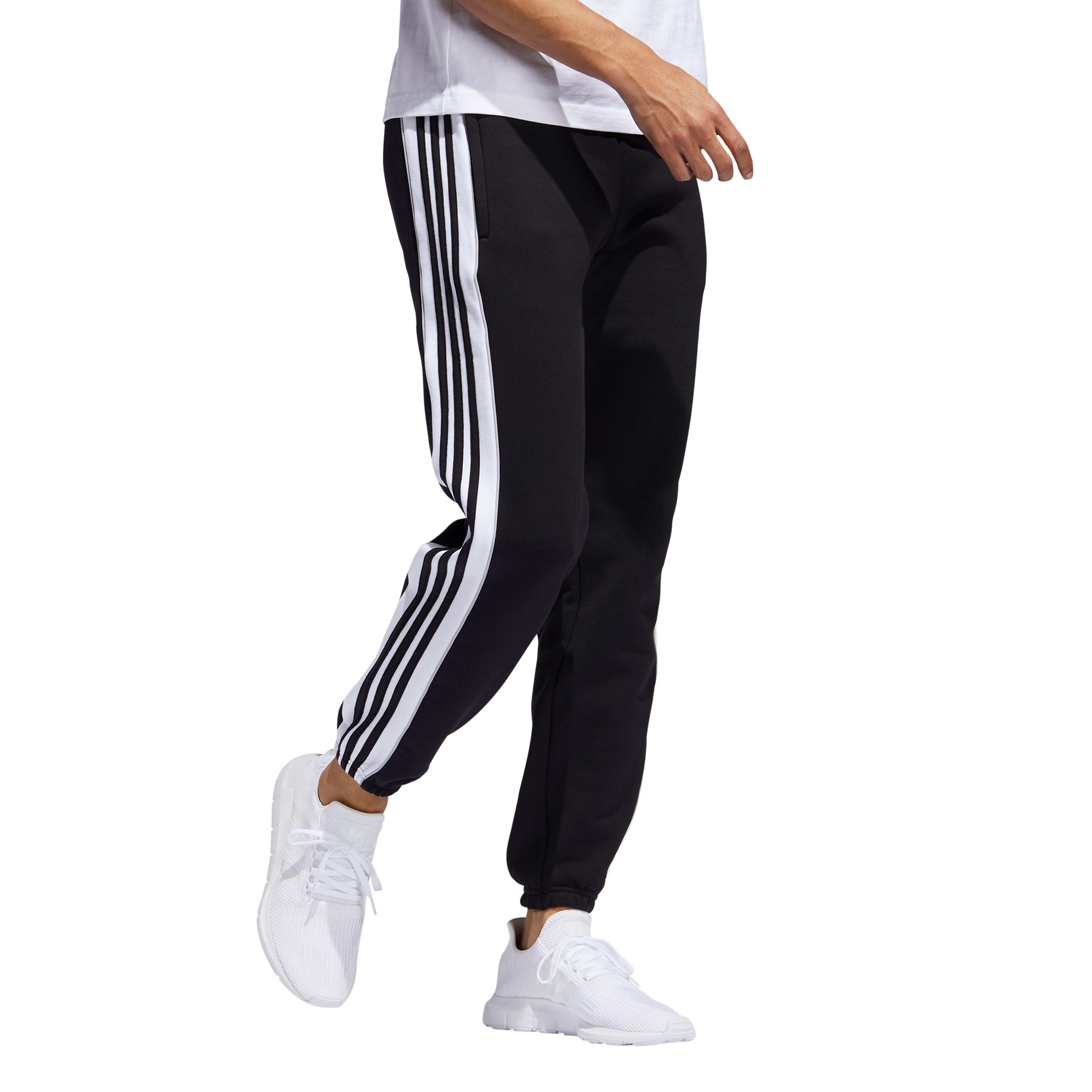 adidas 3 Stipe Panel Erkek Siyah Eşofman Altı