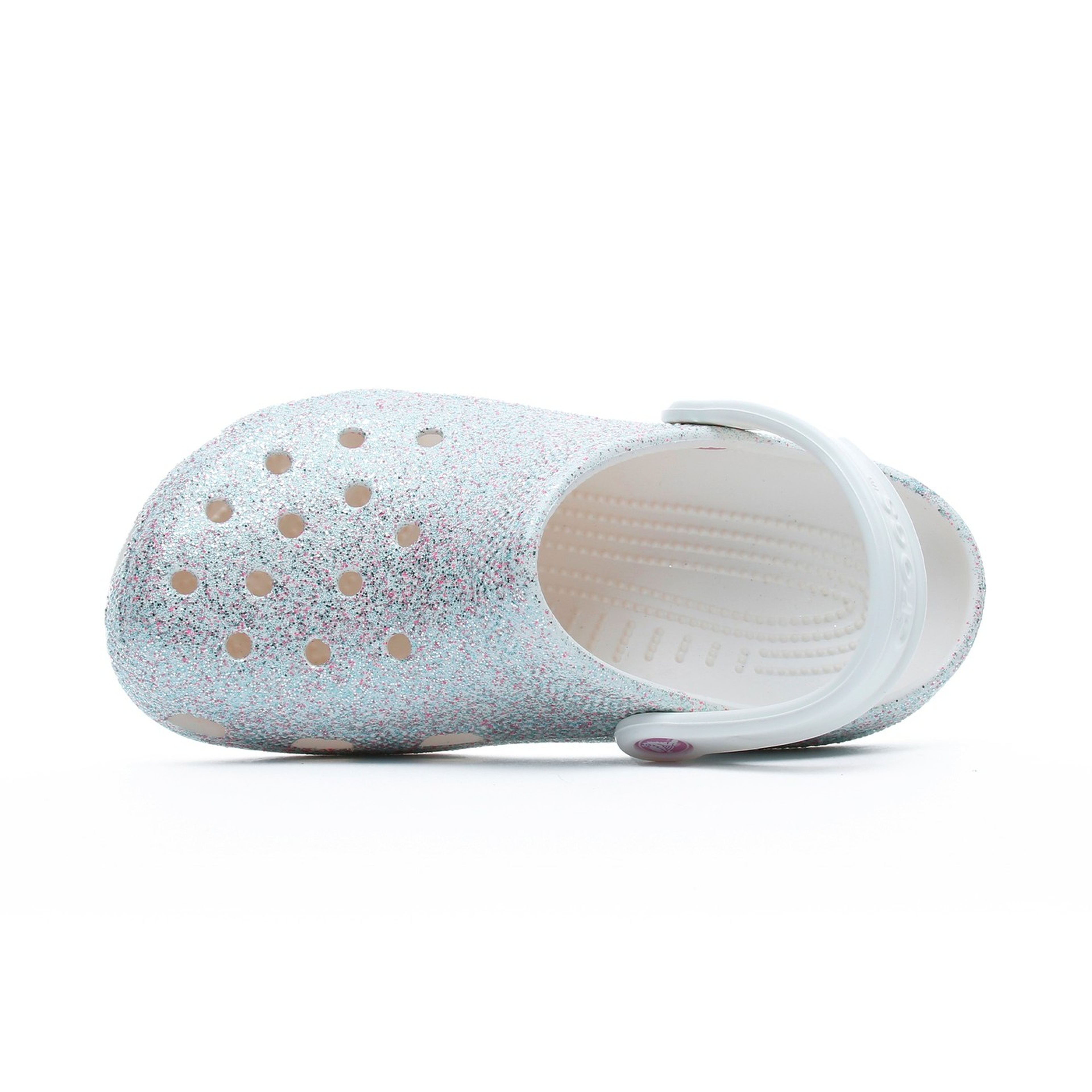 Crocs Classic Glitter Clog K Çocuk Gri Terlik