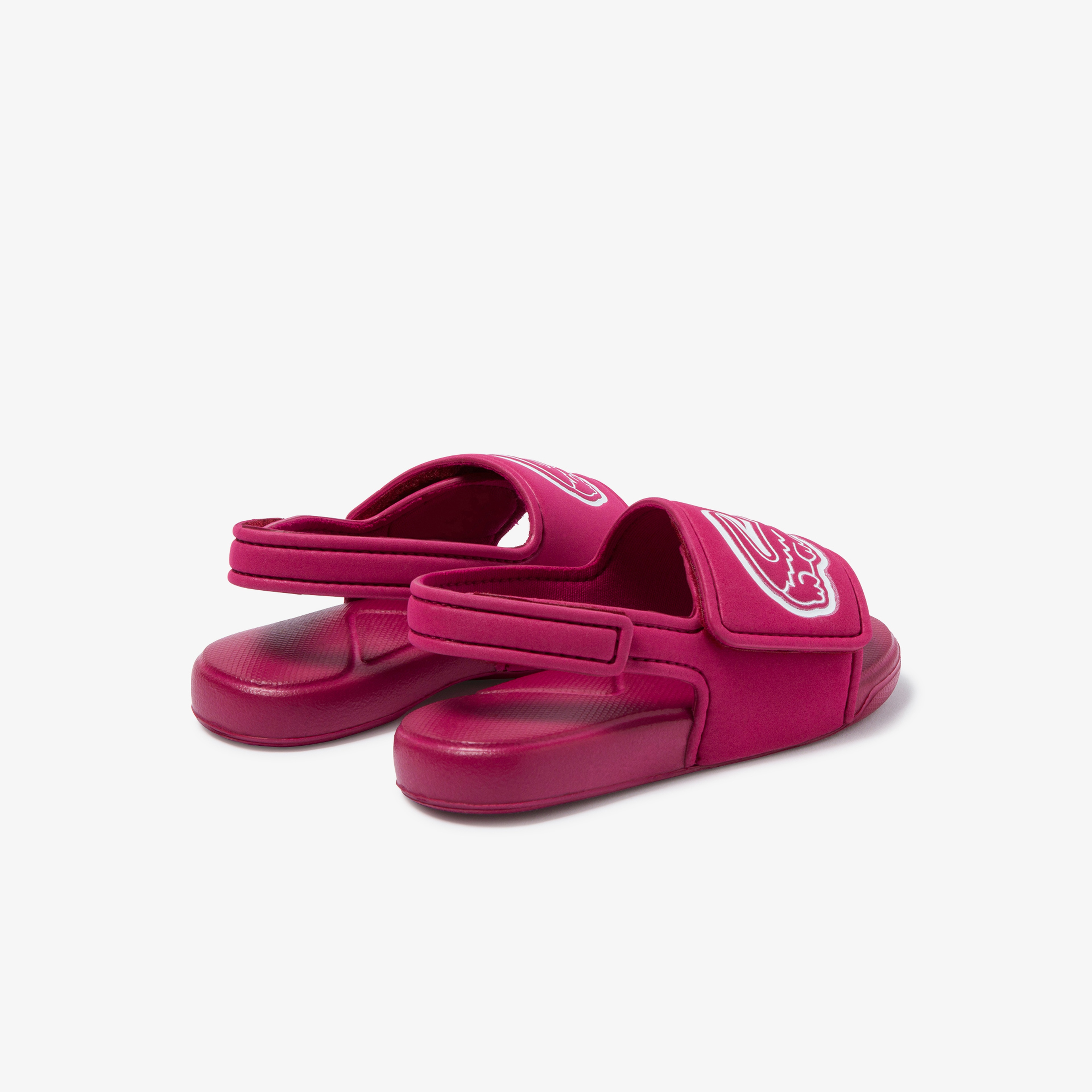 Lacoste L.30 Strap 1201 Cui Çocuk Koyu Pembe - Beyaz Sandalet