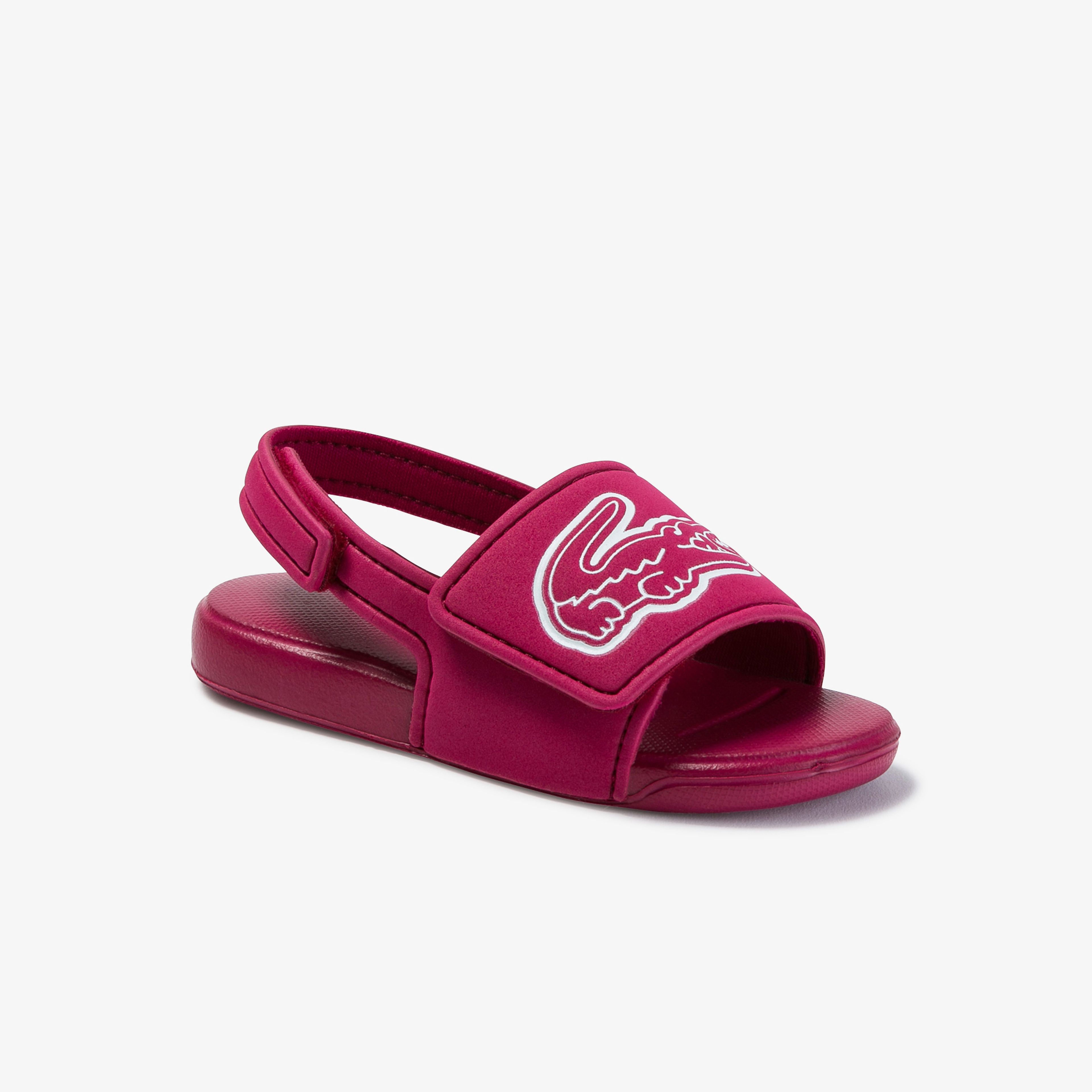 Lacoste L.30 Strap 1201 Cui Çocuk Koyu Pembe - Beyaz Sandalet
