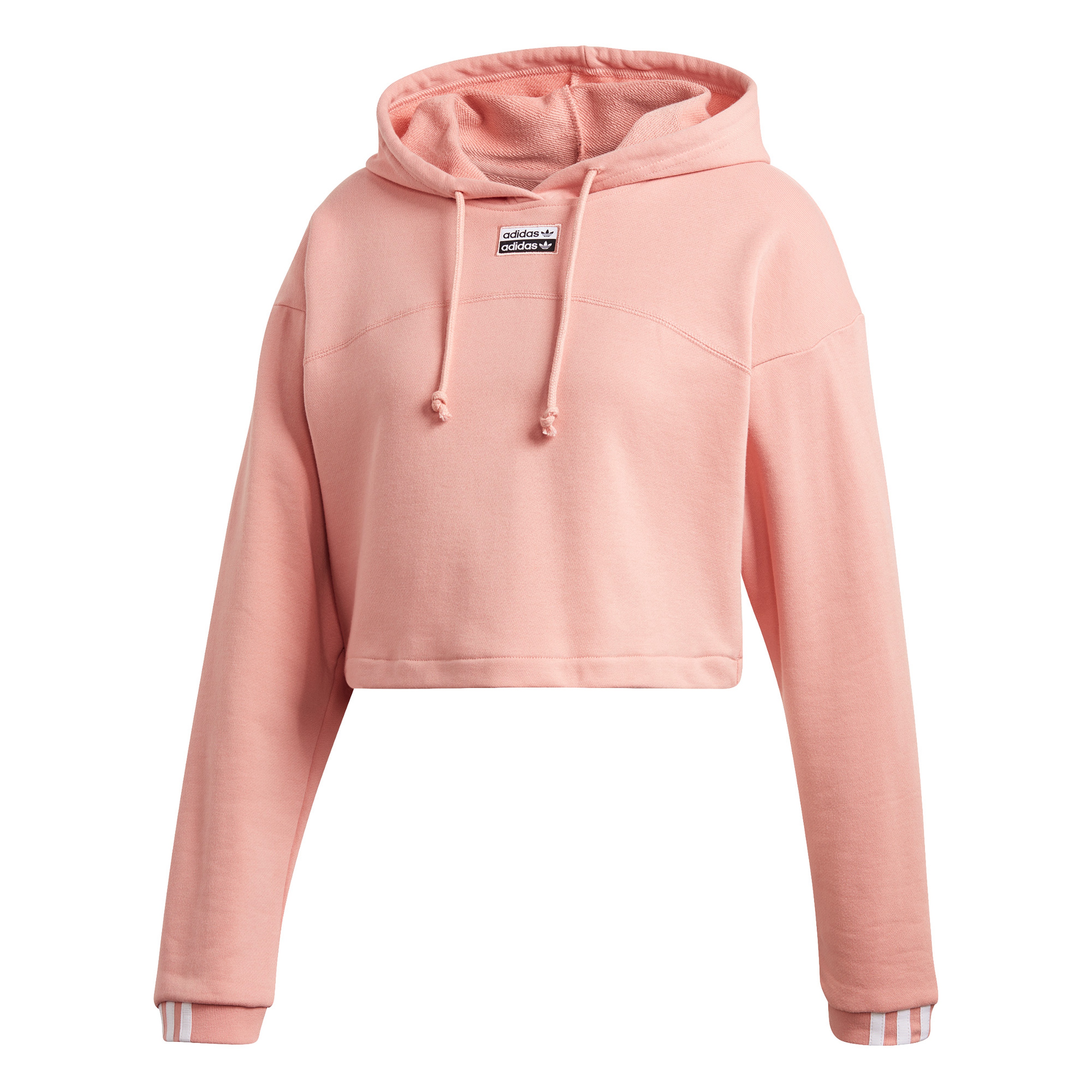 adidas R.Y.V. Cropped Kapüşonlu Kadın Pembe Sweatshirt
