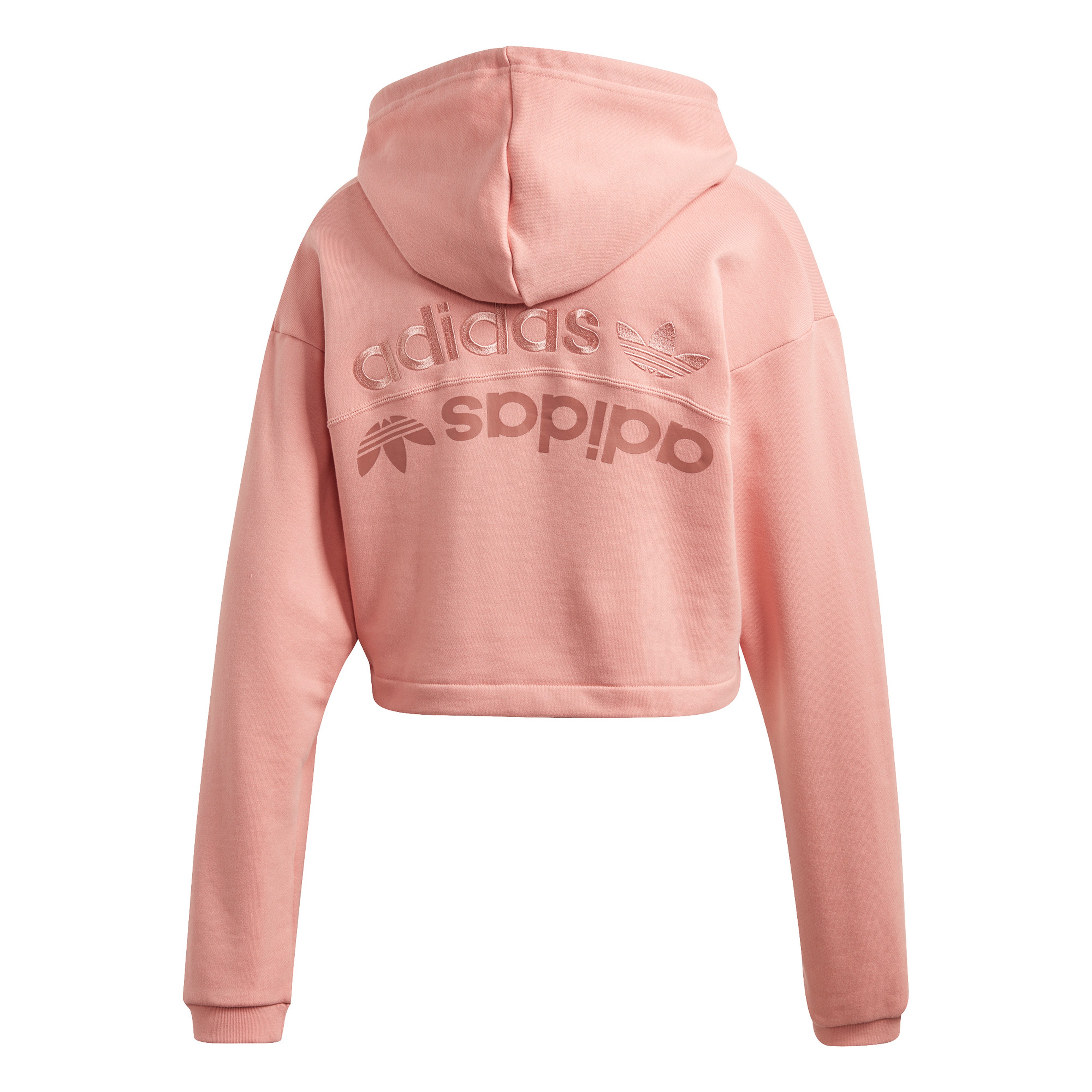 adidas R.Y.V. Cropped Kapüşonlu Kadın Pembe Sweatshirt