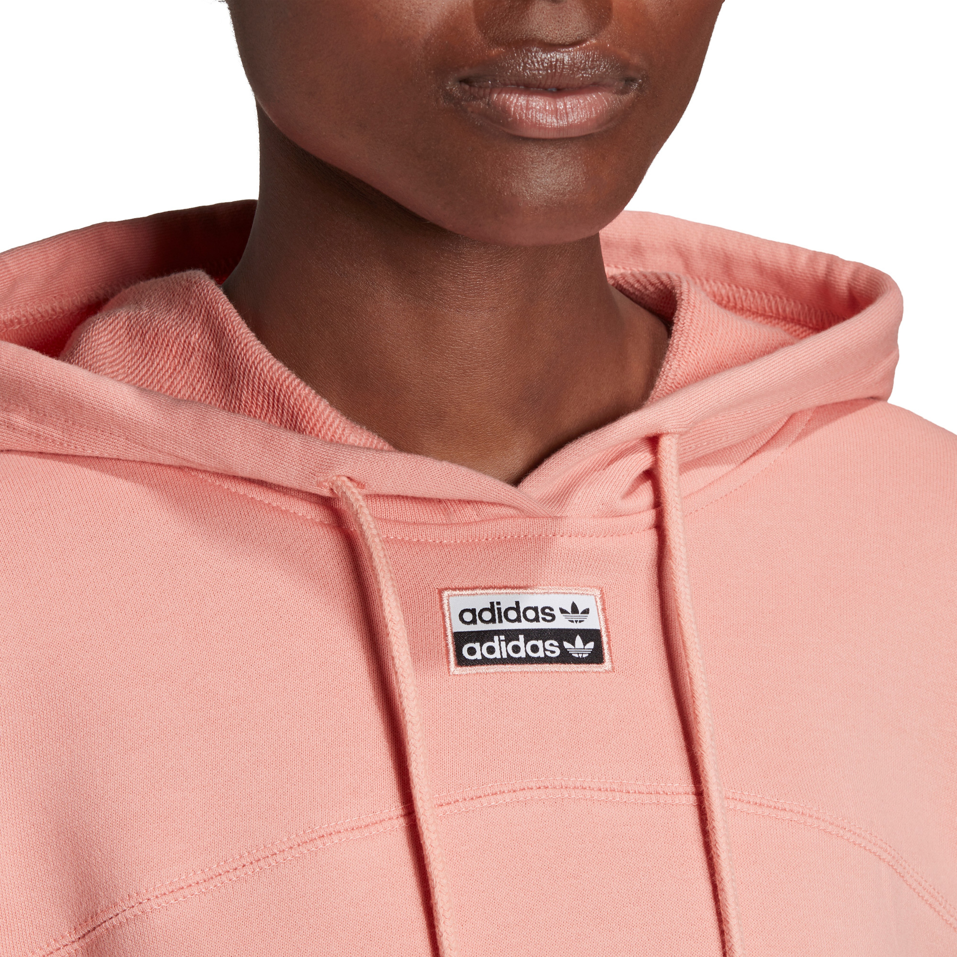 adidas R.Y.V. Cropped Kapüşonlu Kadın Pembe Sweatshirt