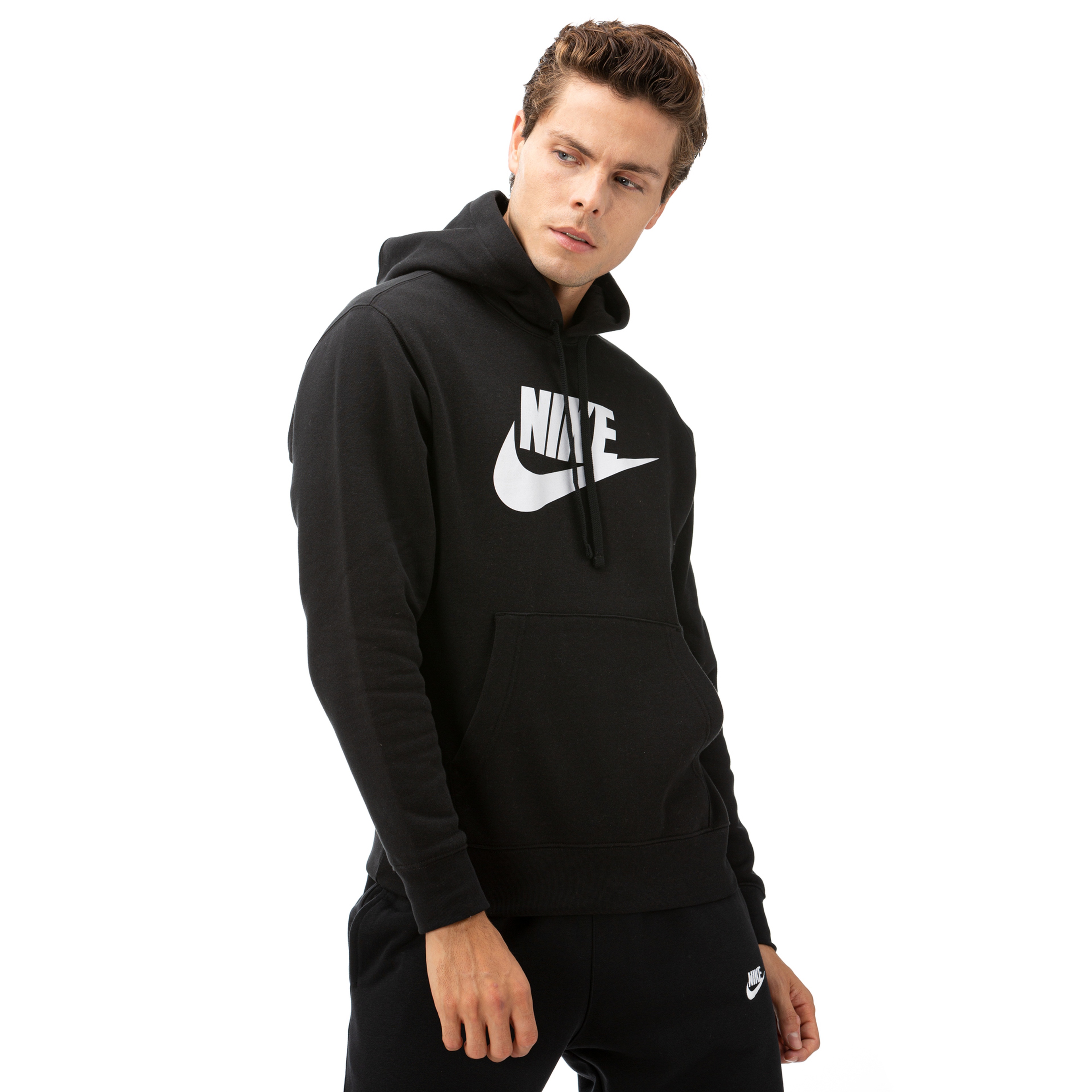 Nike Club Hoodie Po Bb Gx Erkek Siyah Hoodie