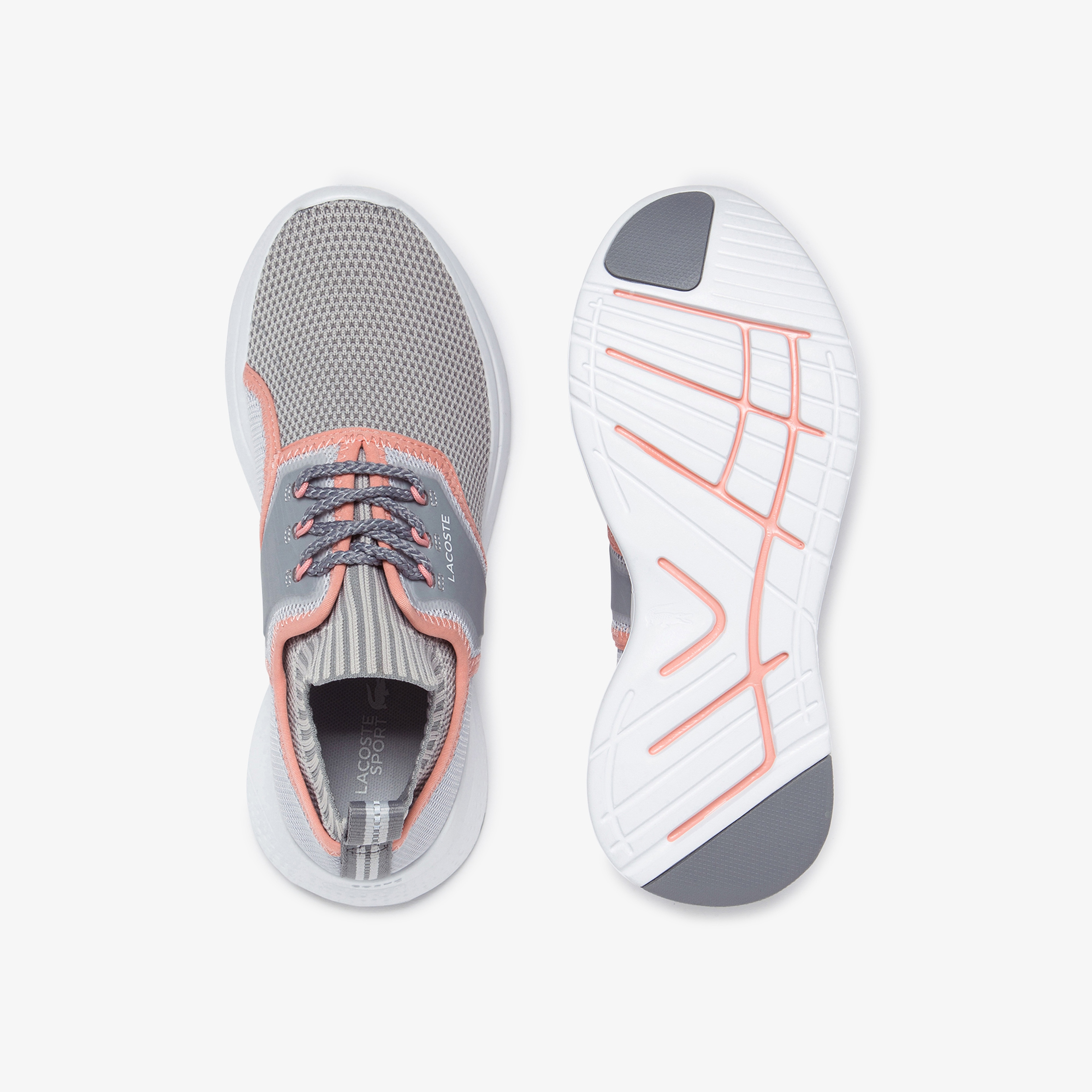 Lacoste Lt Sense Kadın Gri-Açık Pembe Sneaker