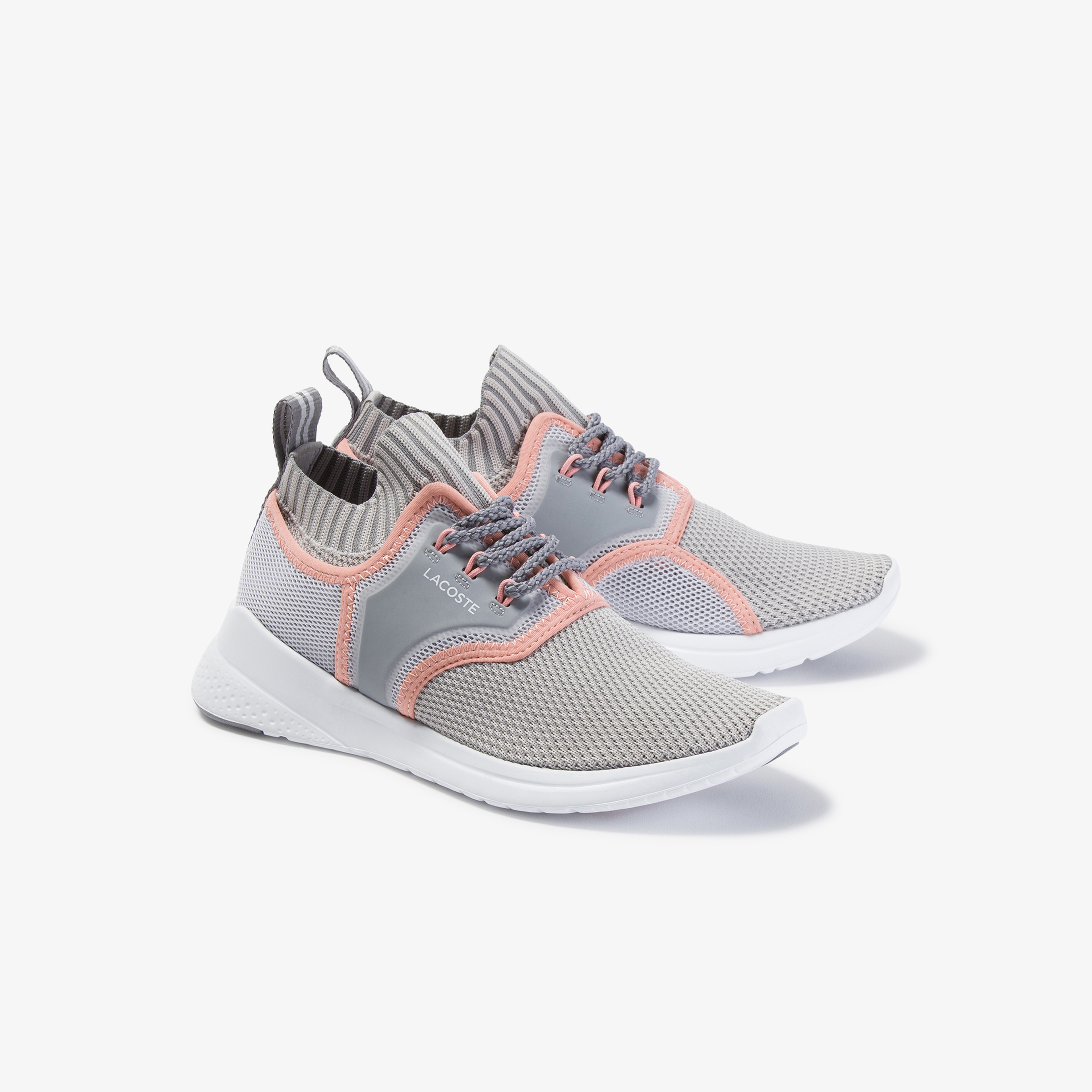 Lacoste Lt Sense Kadın Gri-Açık Pembe Sneaker