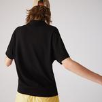 Kadın Relaxed Fit Siyah Polo