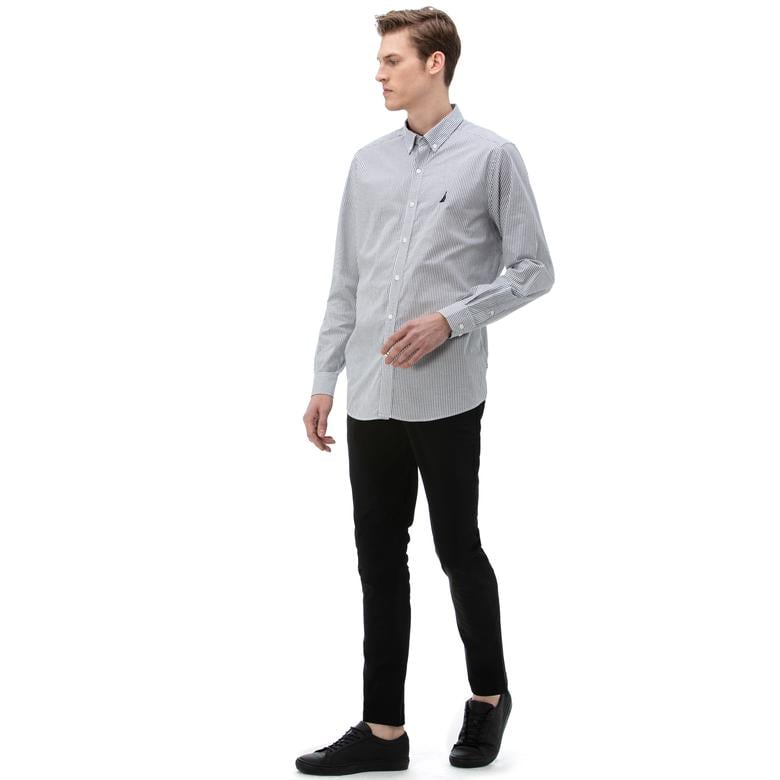 Nautica Erkek Siyah Slim Fit Chino Pantolon