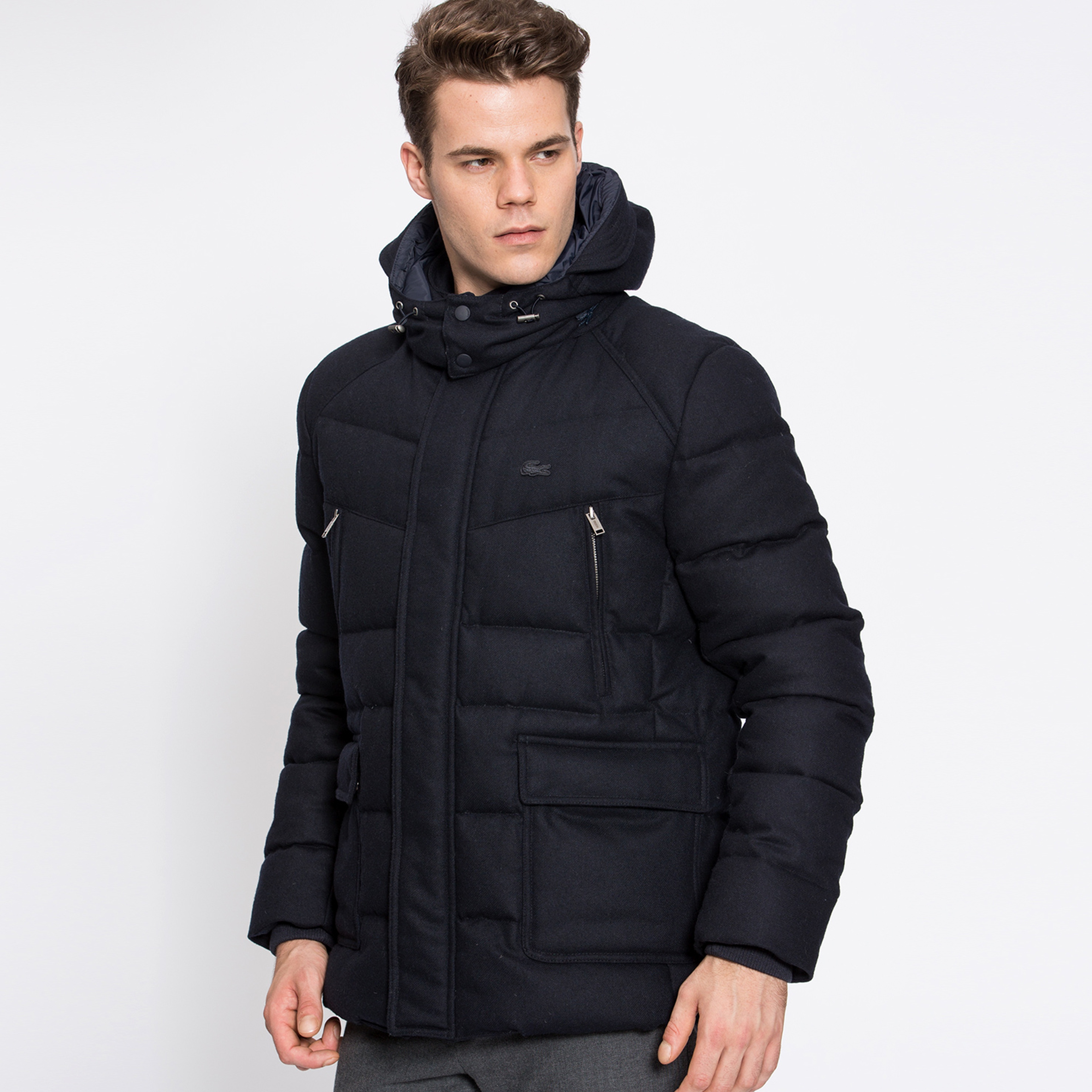 Lacoste Erkek Lacivert Mont