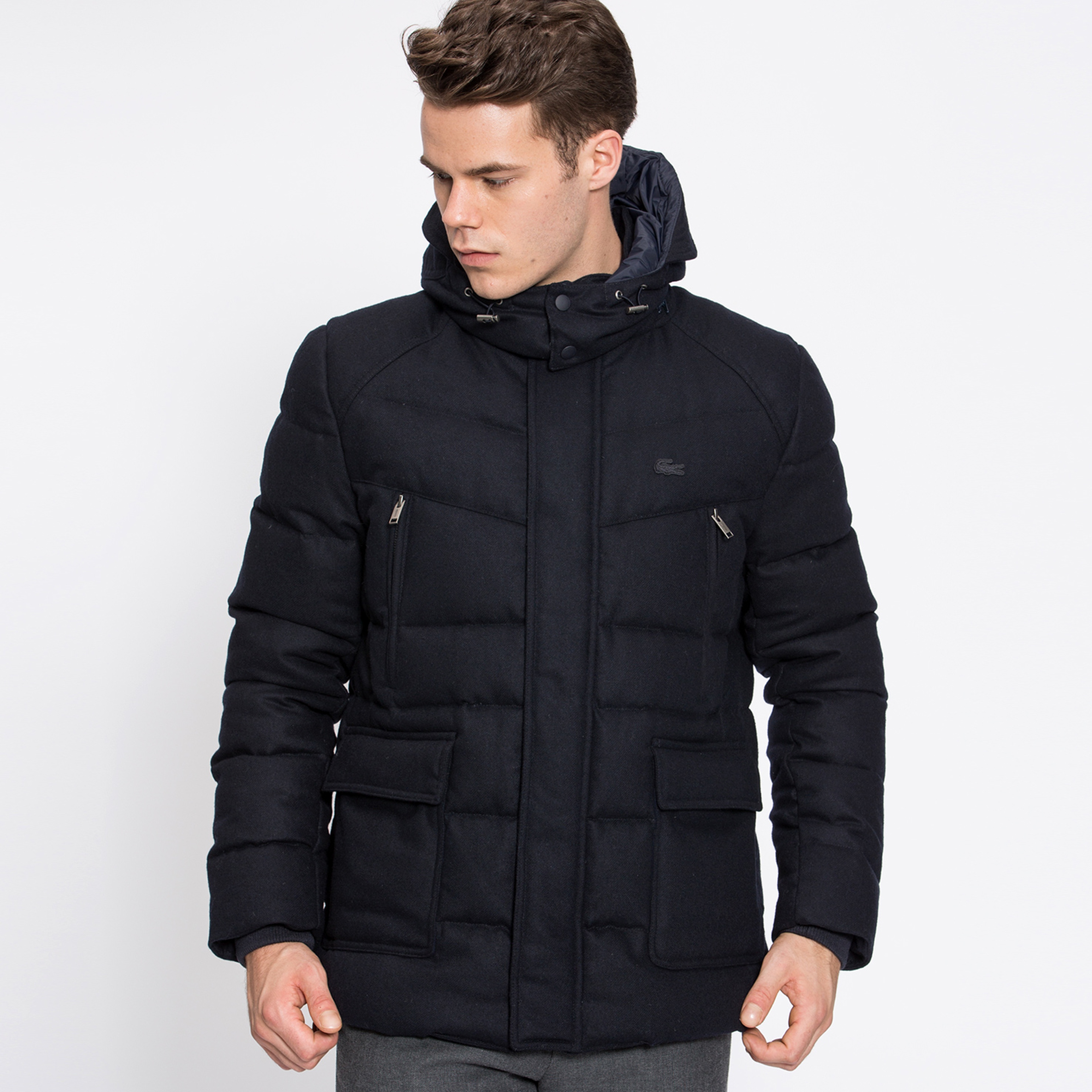 Lacoste Erkek Lacivert Mont