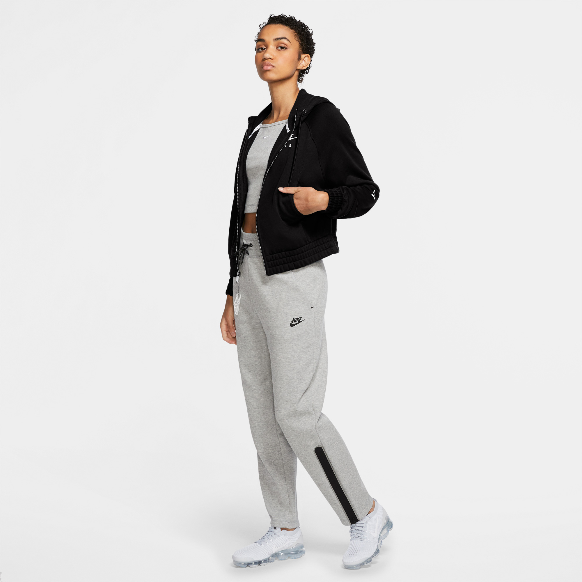 Nike Sportswear Air Kadın Siyah Sweatshirt