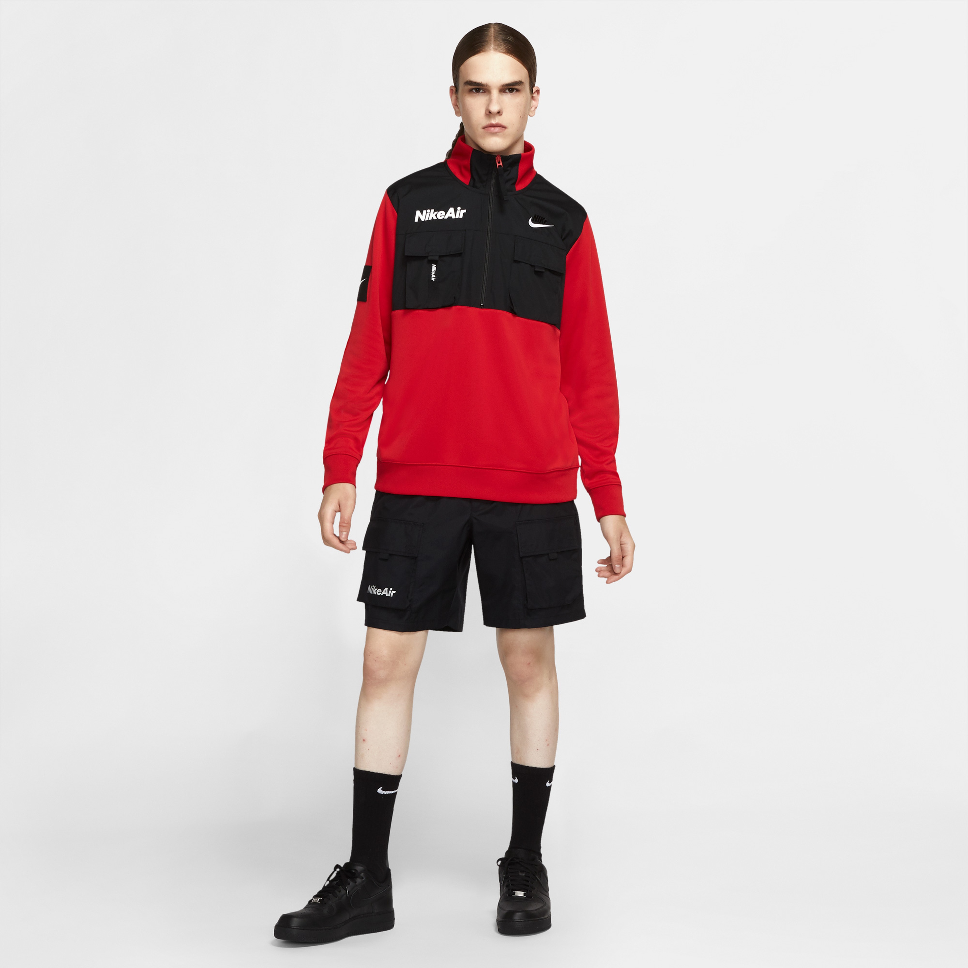 Nike Sportswear Air Erkek Kırmızı Sweatshirt