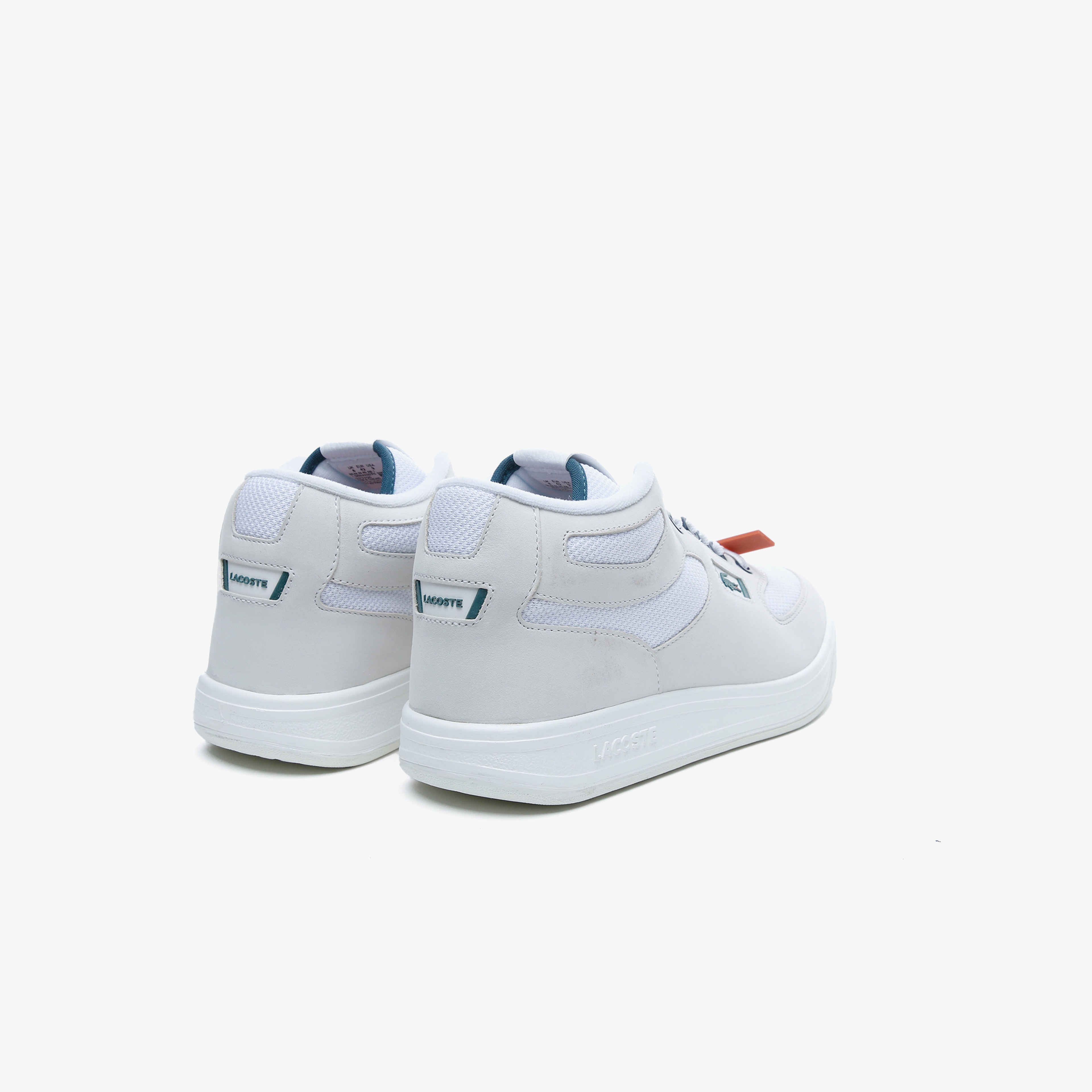 Lacoste Balsa Og Rg 220 1 Sma Erkek Beyaz - Koyu Yeşil Deri Mid Sneaker