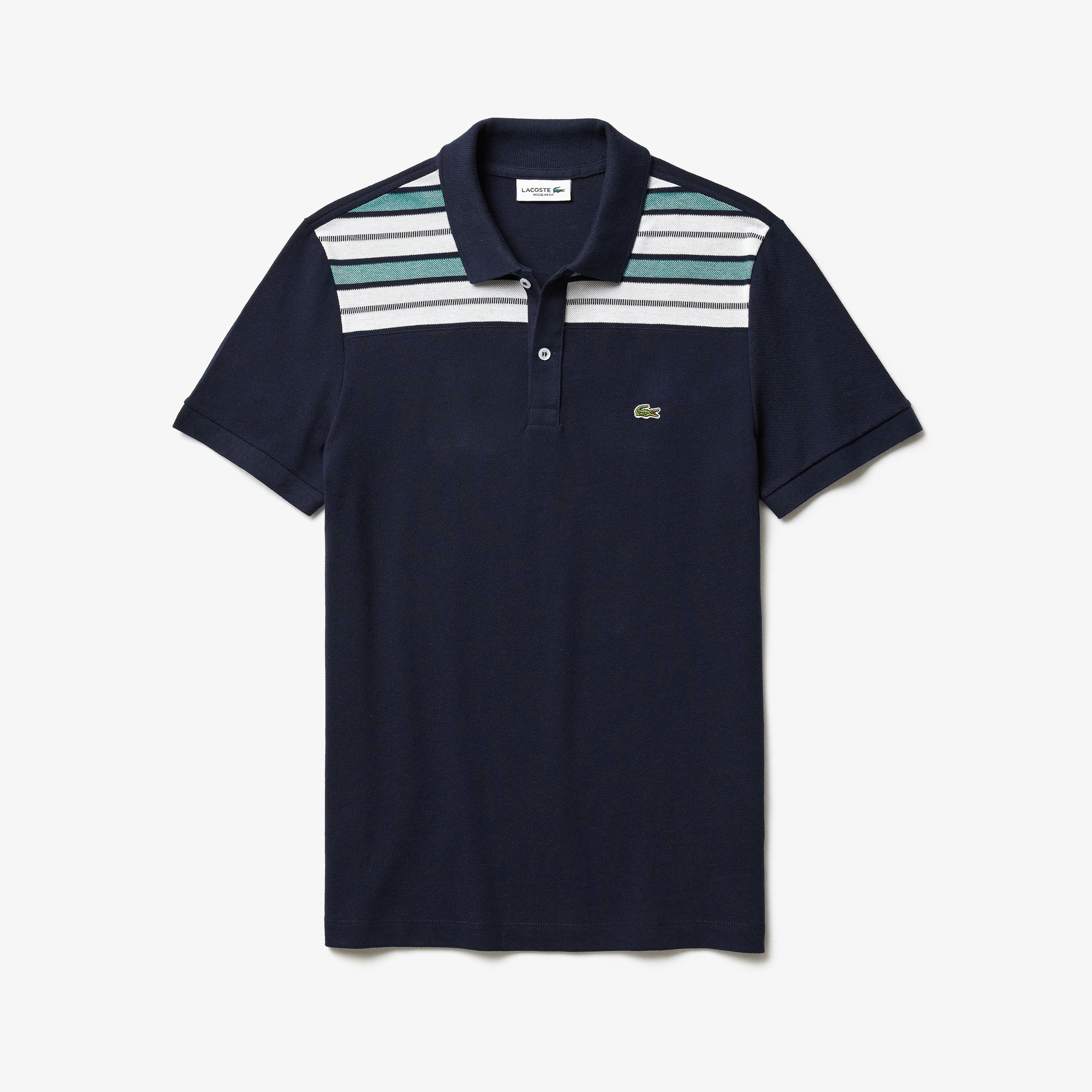 Lacoste Erkek Regular Fit Blok Desenli Renkli Polo