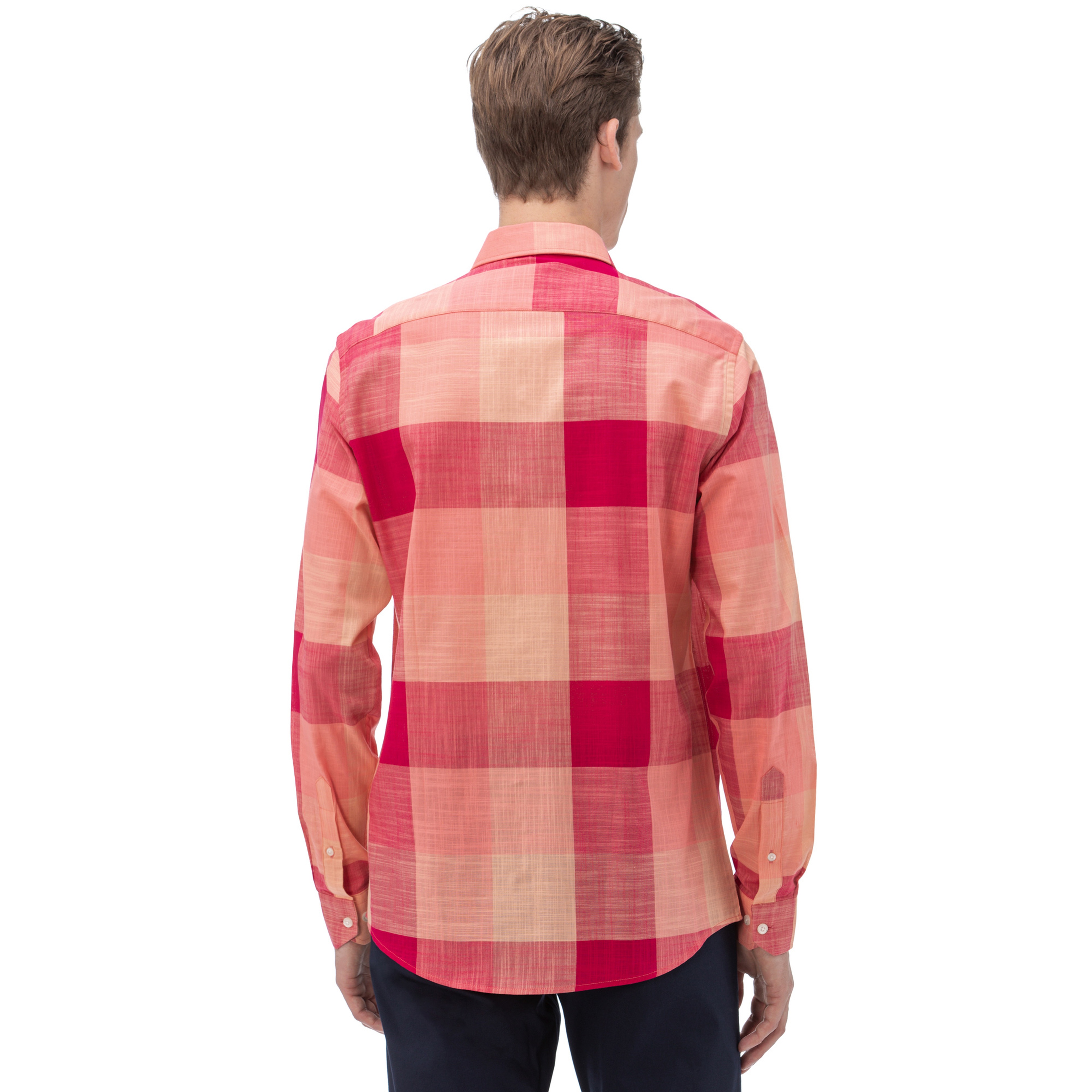 NAUTICA Erkek Slim Fit Kırmızı Gömlek