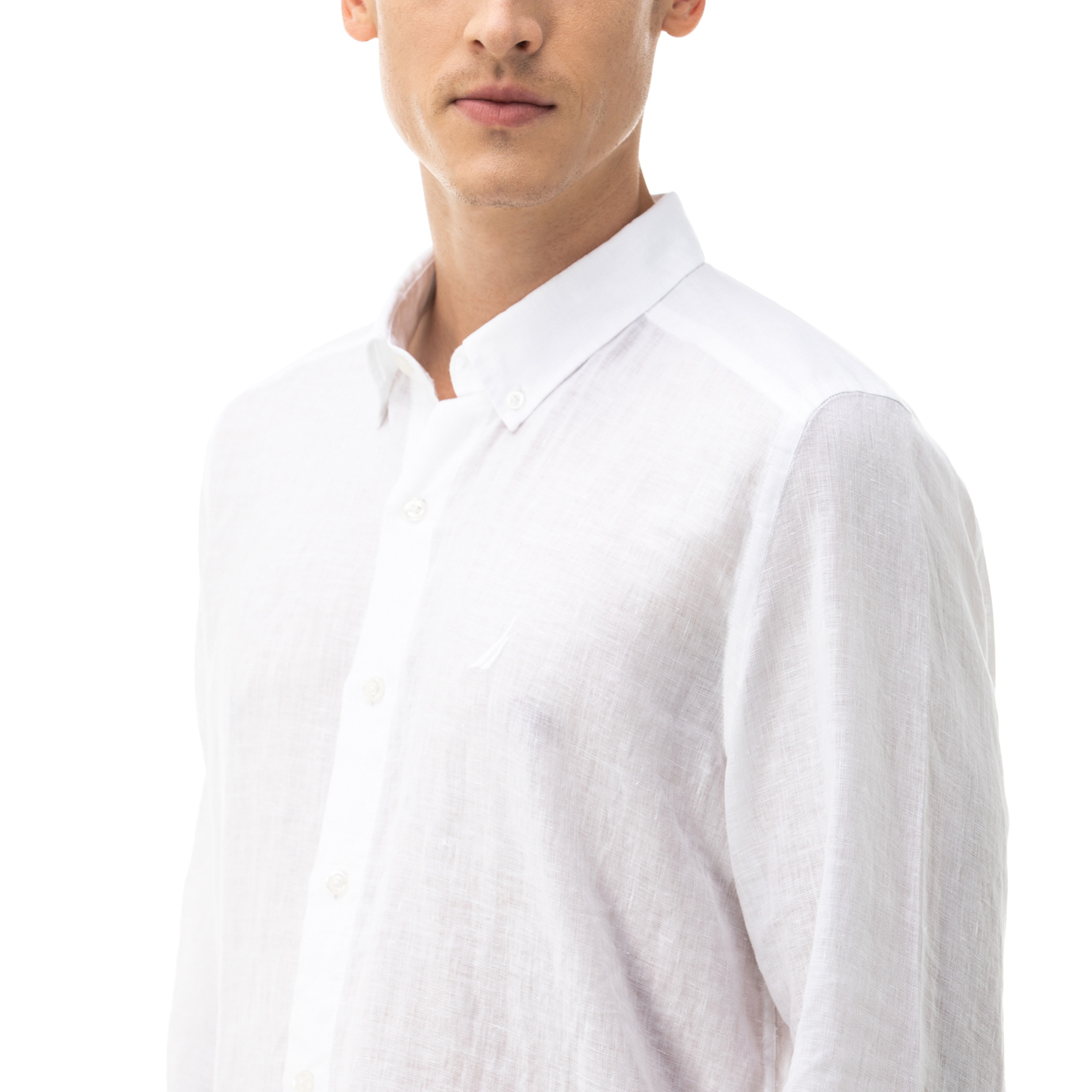 NAUTICA ERKEK BEYAZ CLASSIC FIT GÖMLEK