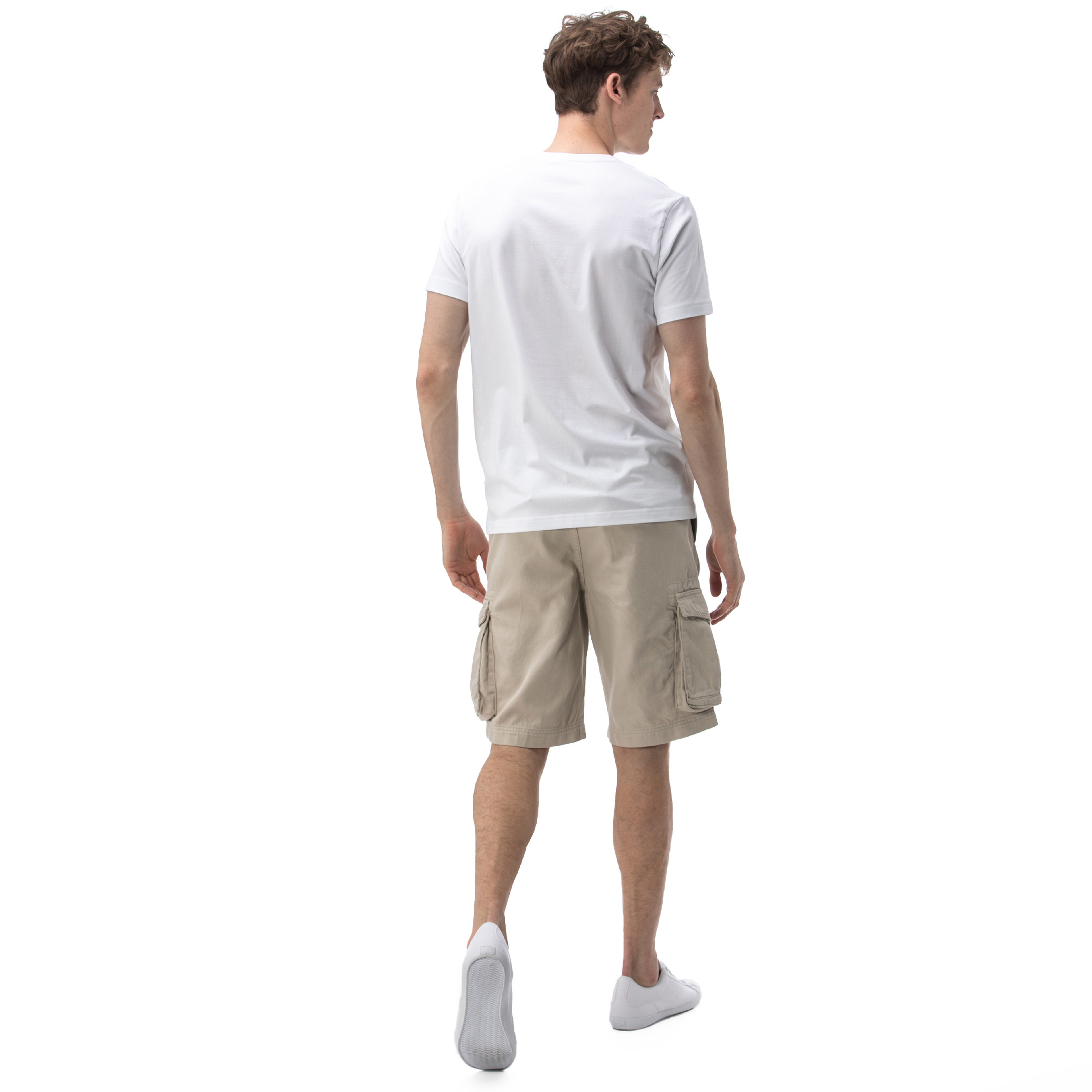 Nautica Erkek Krem Bermuda Şort