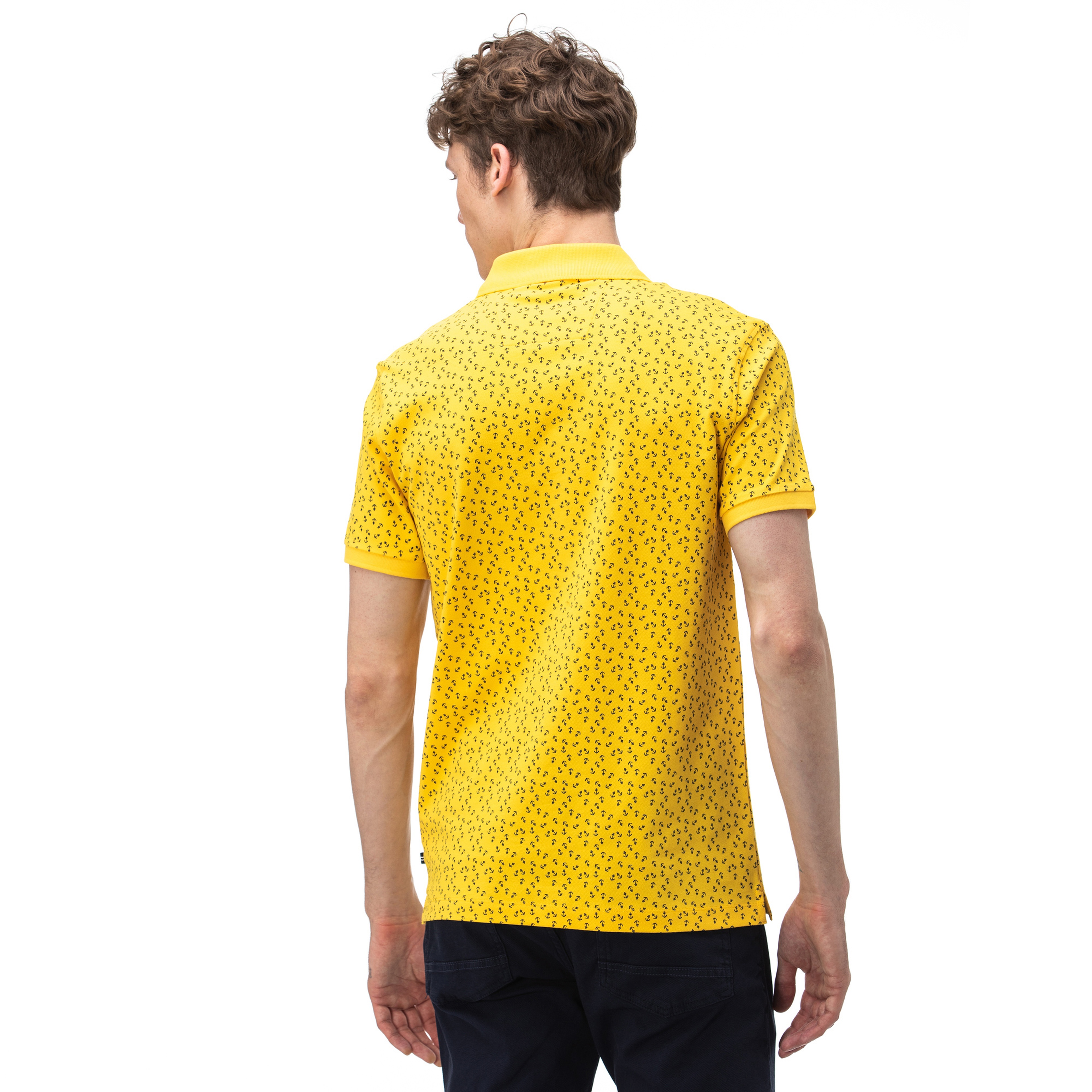NAUTICA Erkek Slim Fit Sarı Polo