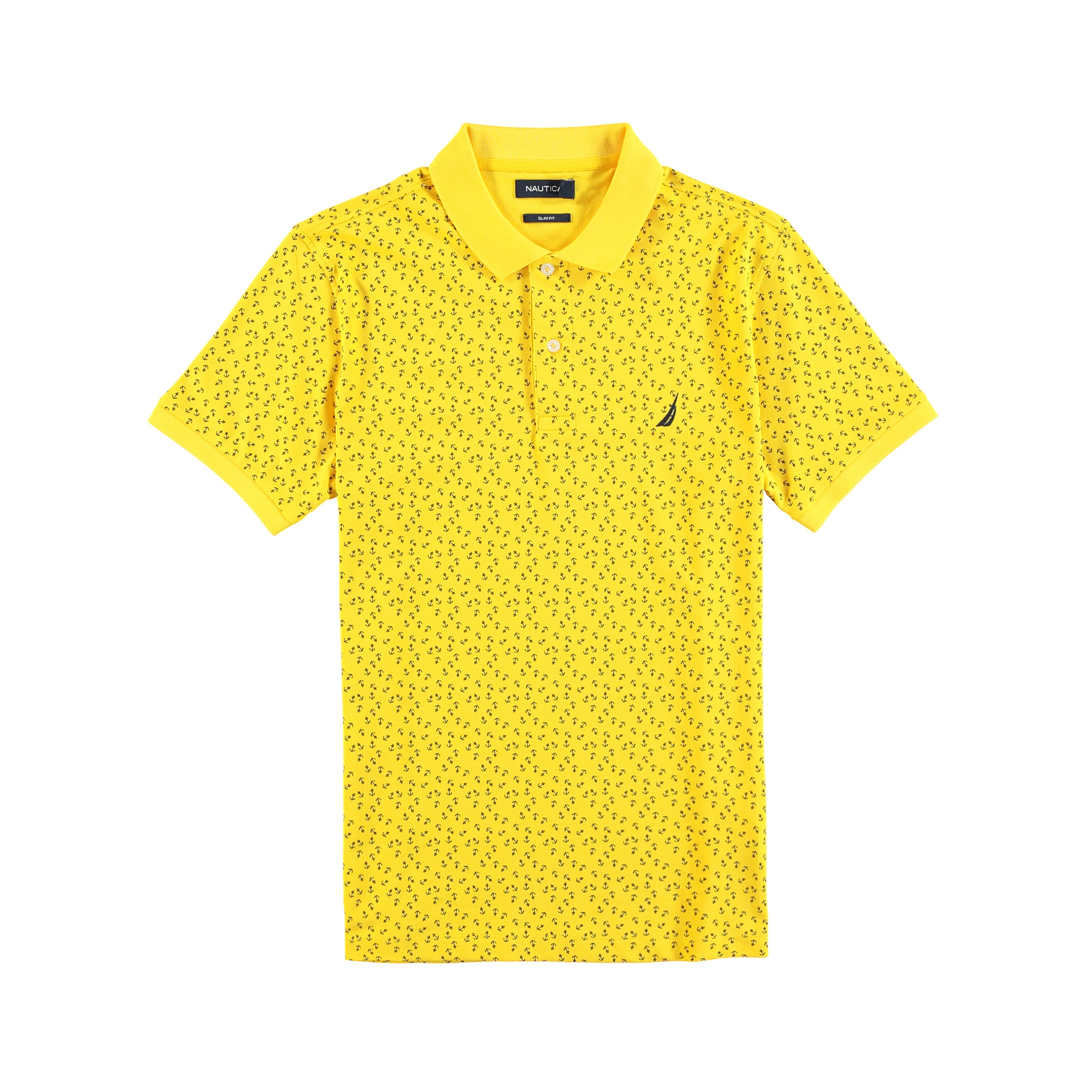 NAUTICA Erkek Slim Fit Sarı Polo