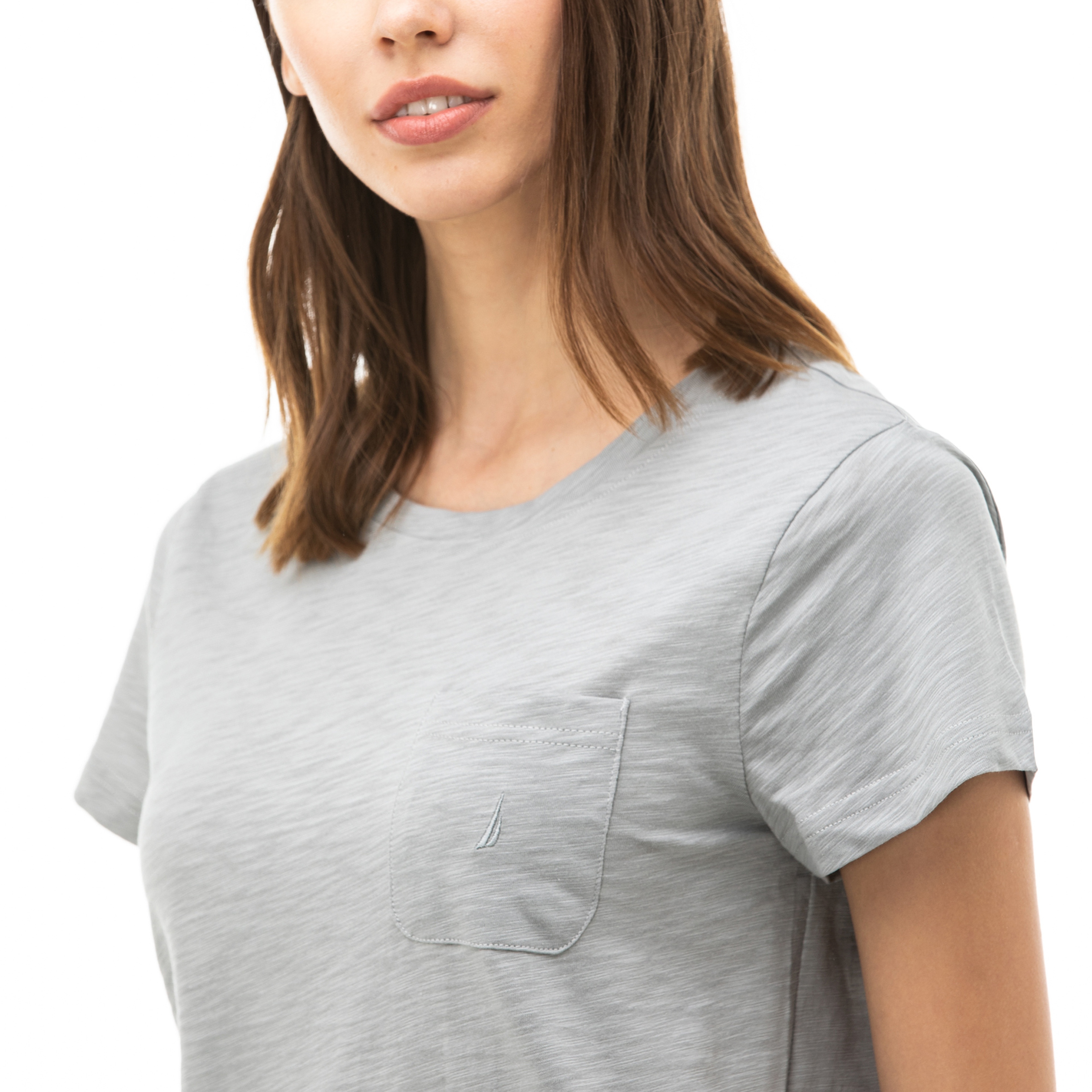 NAUTICA Kadın Gri T-Shirt